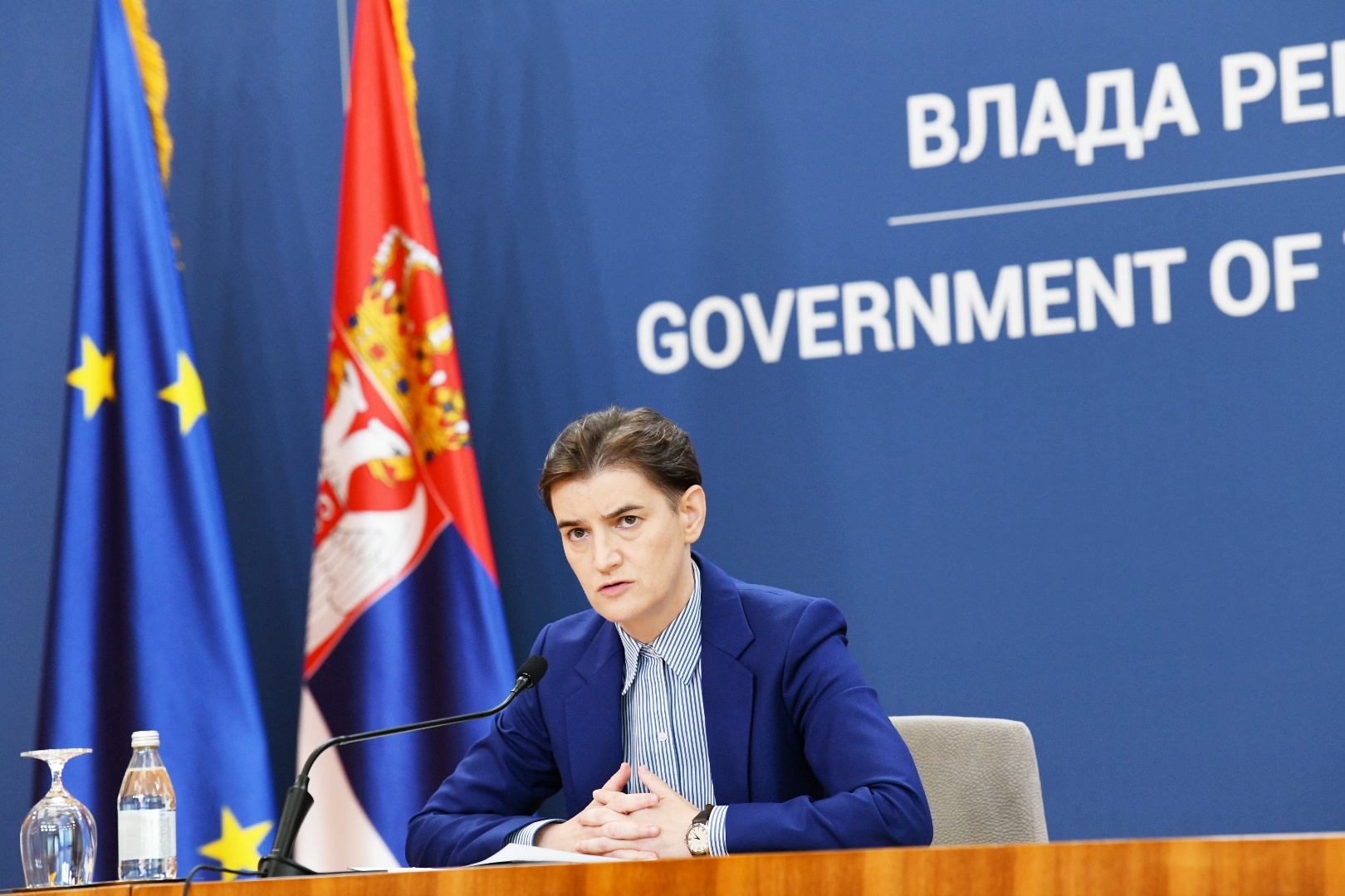 Beograd, 13.07.2020. Vlada Srbije, konferencija za štampu, koronavirus, krizni štab, Ana Brnabić Foto: Vesna Lalić/Nova.rs