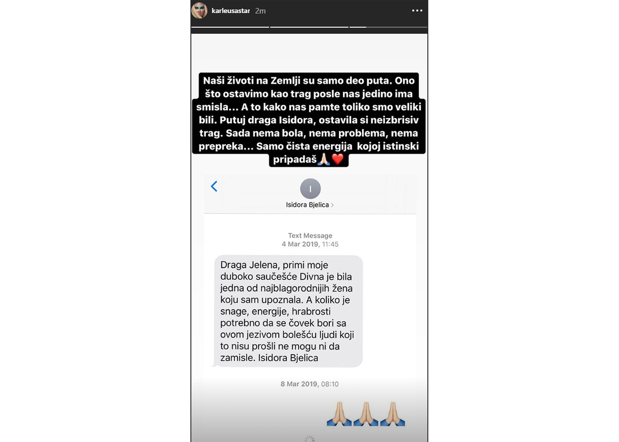 Jelena Karleusa Isidora Bjelica