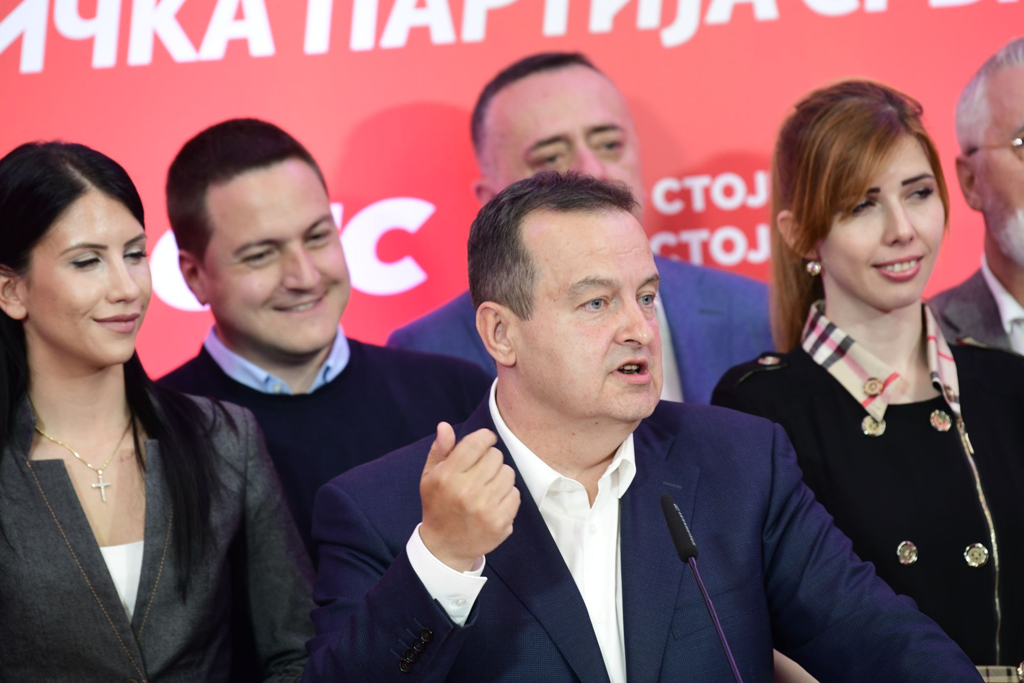 Beograd 21.06.2020. Ivica Dačić. Socijalistička partija Srbije, Izborni štab. Atmosfera u izbornom stabu SPS, Socijalisticka partija Srbije, Izbori2020, Foto: Goran Srdanov/Nova.rs
