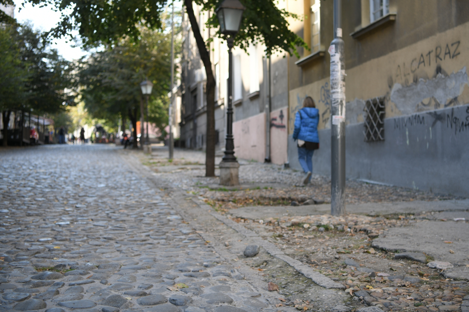 19.10.2020. Skadarska ulica, kaldrma, propala