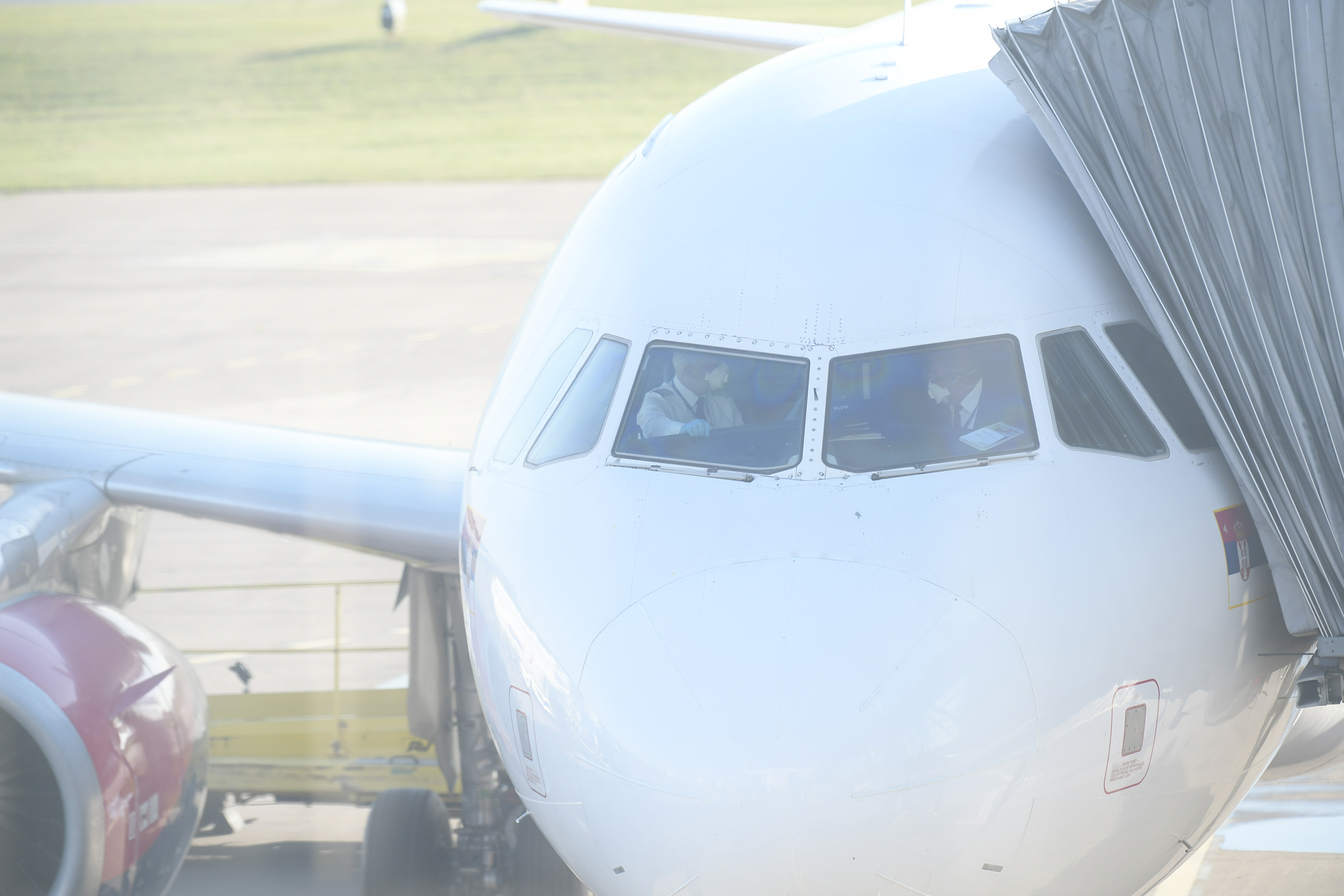 Beograd, 21.05.2020. Aerodrom "Nikola Tesla", prvi komercijalni let Air Serbia za Cirih posle koronavirusa Foto: Goran Srdanov/Nova.rs