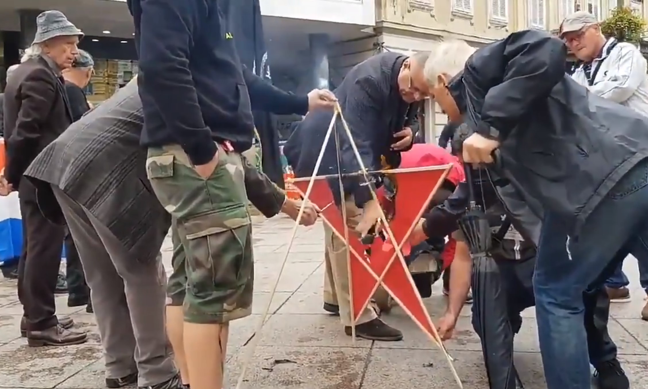 zvezda, petokraka, paljenje, rijeka