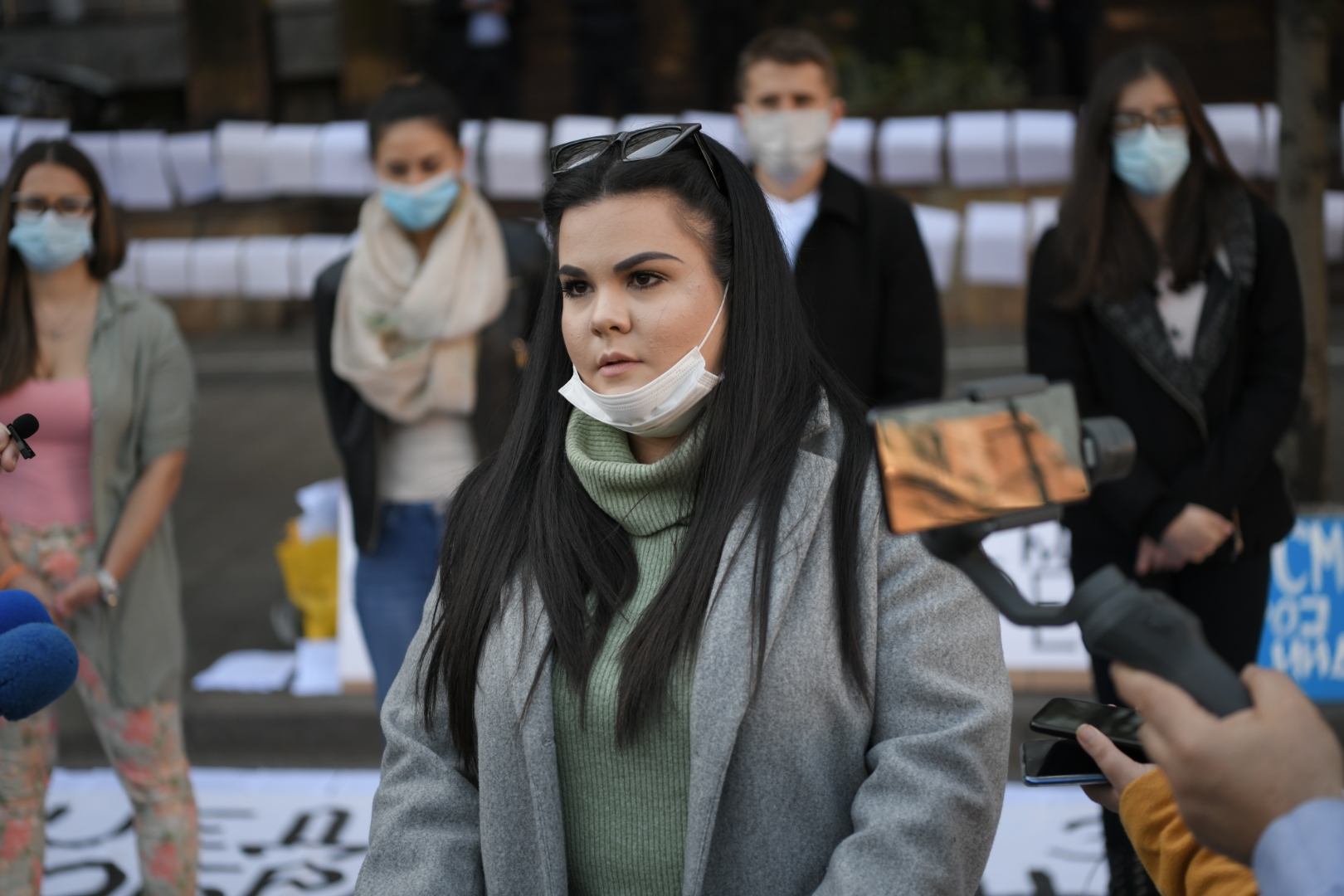 Beograd, 22.10.2020. Nemanjina, Protest studenata Foto: Dragan Mujan/Nova.rs