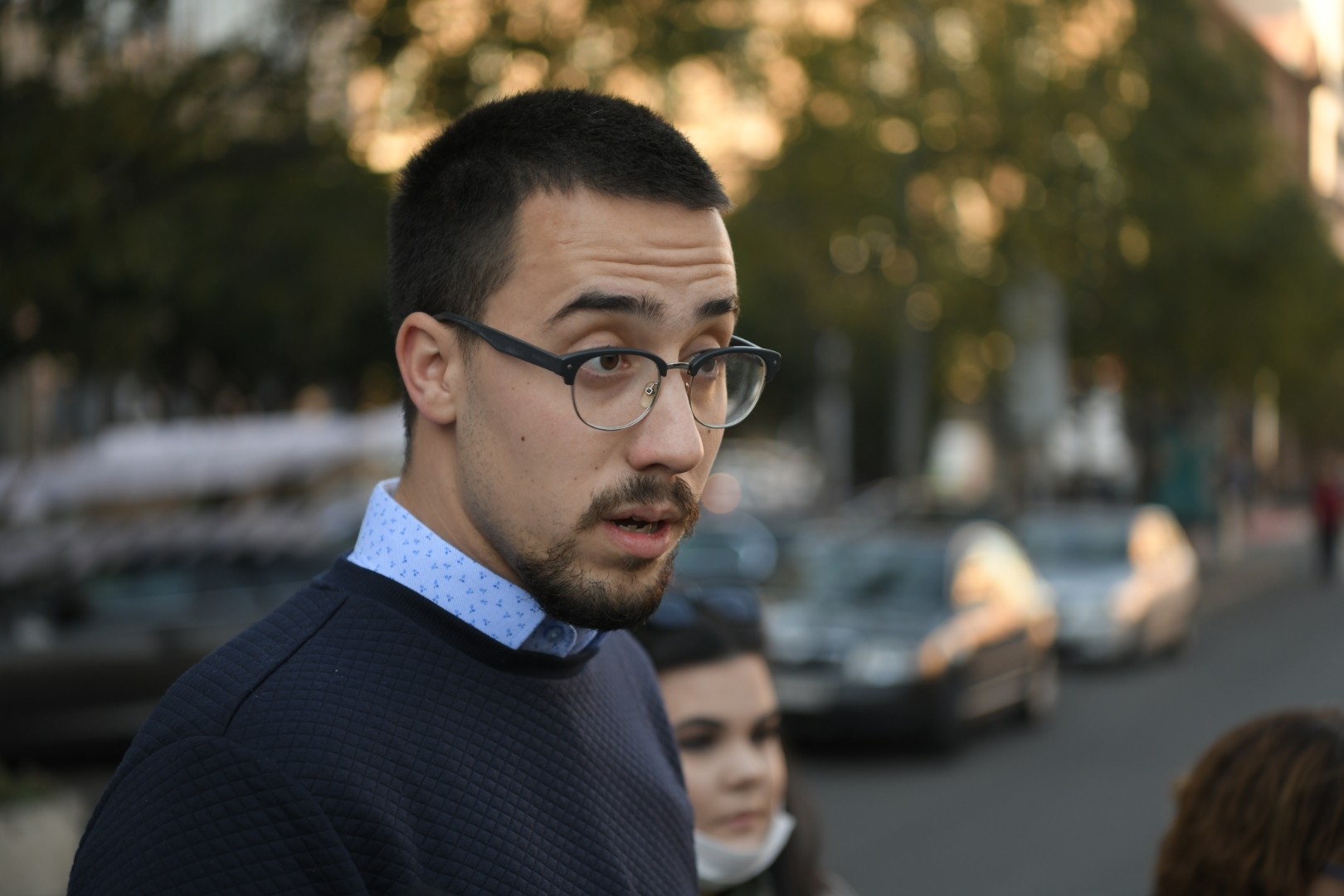 Beograd, 22.10.2020. Nemanjina, Protest studenata Foto: Dragan Mujan/Nova.rs