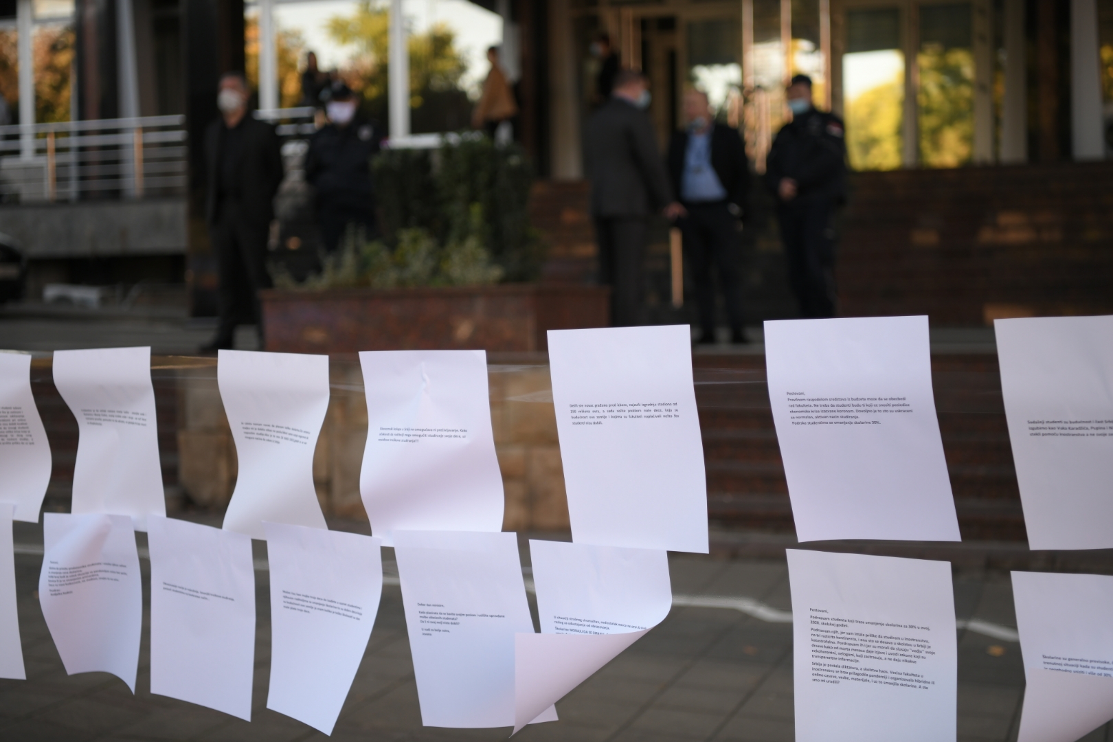 Beograd, 22.10.2020. Nemanjina, Protest studenata, studenti, studentski protest Foto: Dragan Mujan/Nova.rs