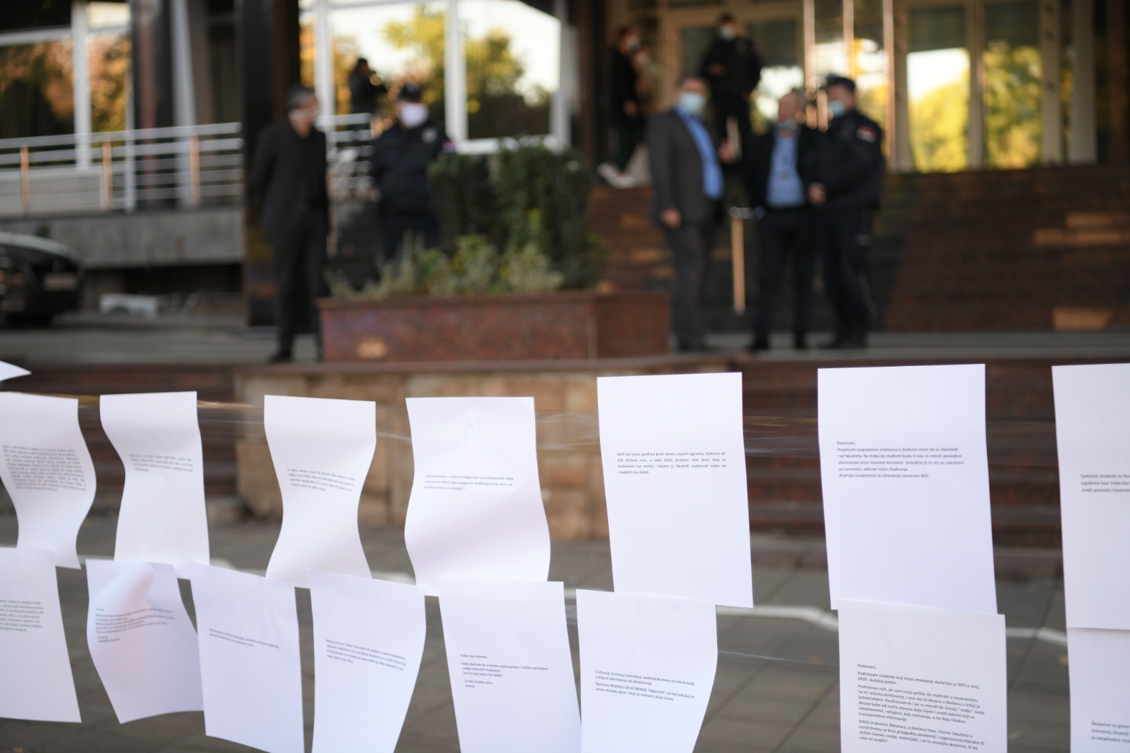 Beograd, 22.10.2020. Nemanjina, Protest studenata, studenti, studentski protest Foto: Dragan Mujan/Nova.rs
