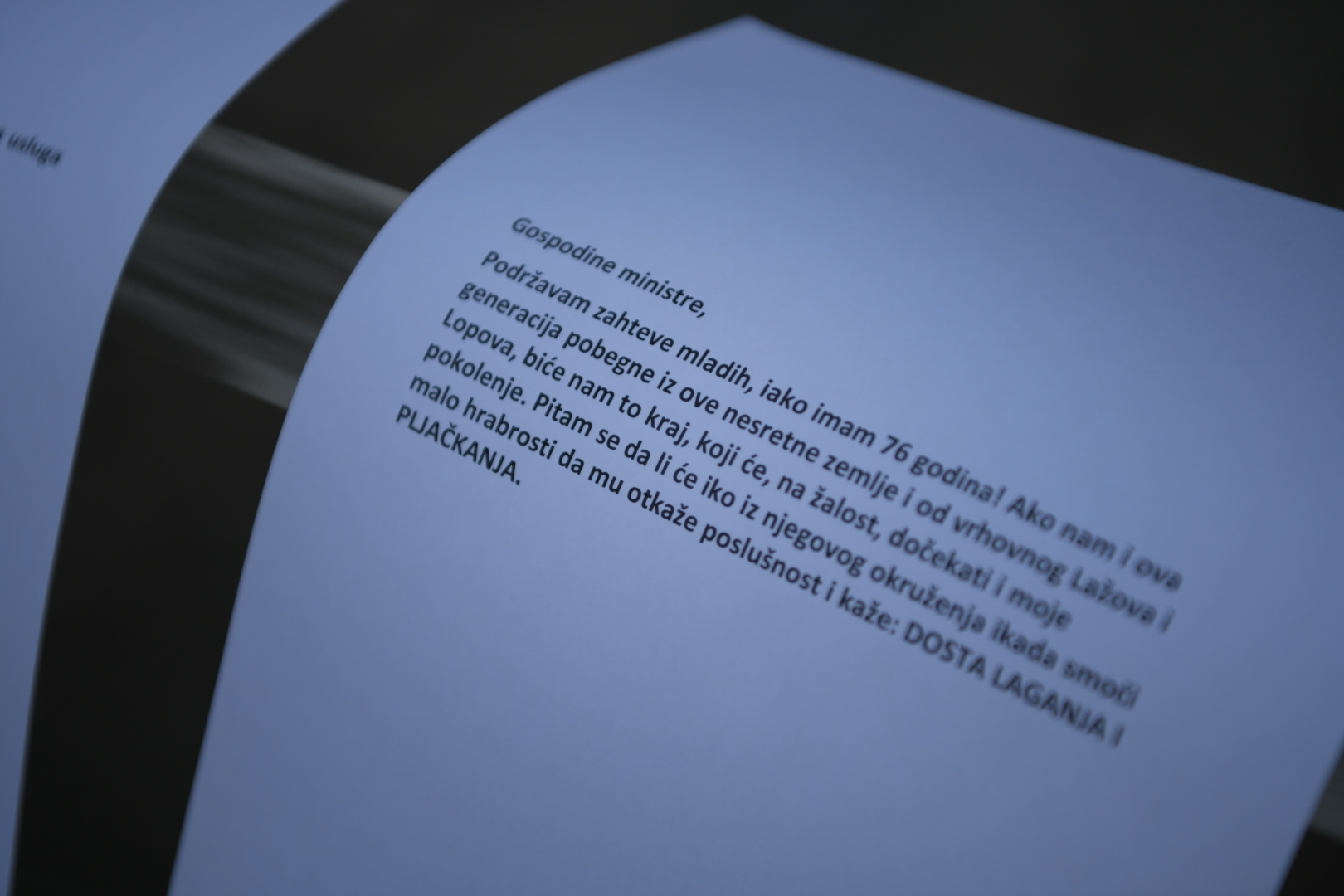 Beograd, 22.10.2020. Nemanjina, Protest studenata, studenti, studentski protest Foto: Dragan Mujan/Nova.rs