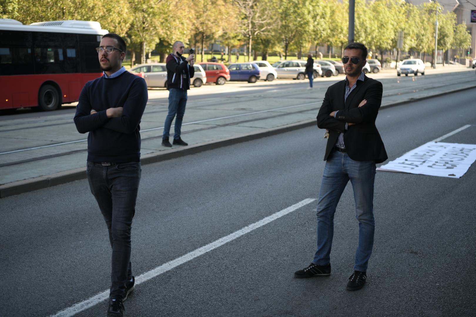 Beograd, 22.10.2020. Nemanjina, Protest studenata Foto: Dragan Mujan/Nova.rs