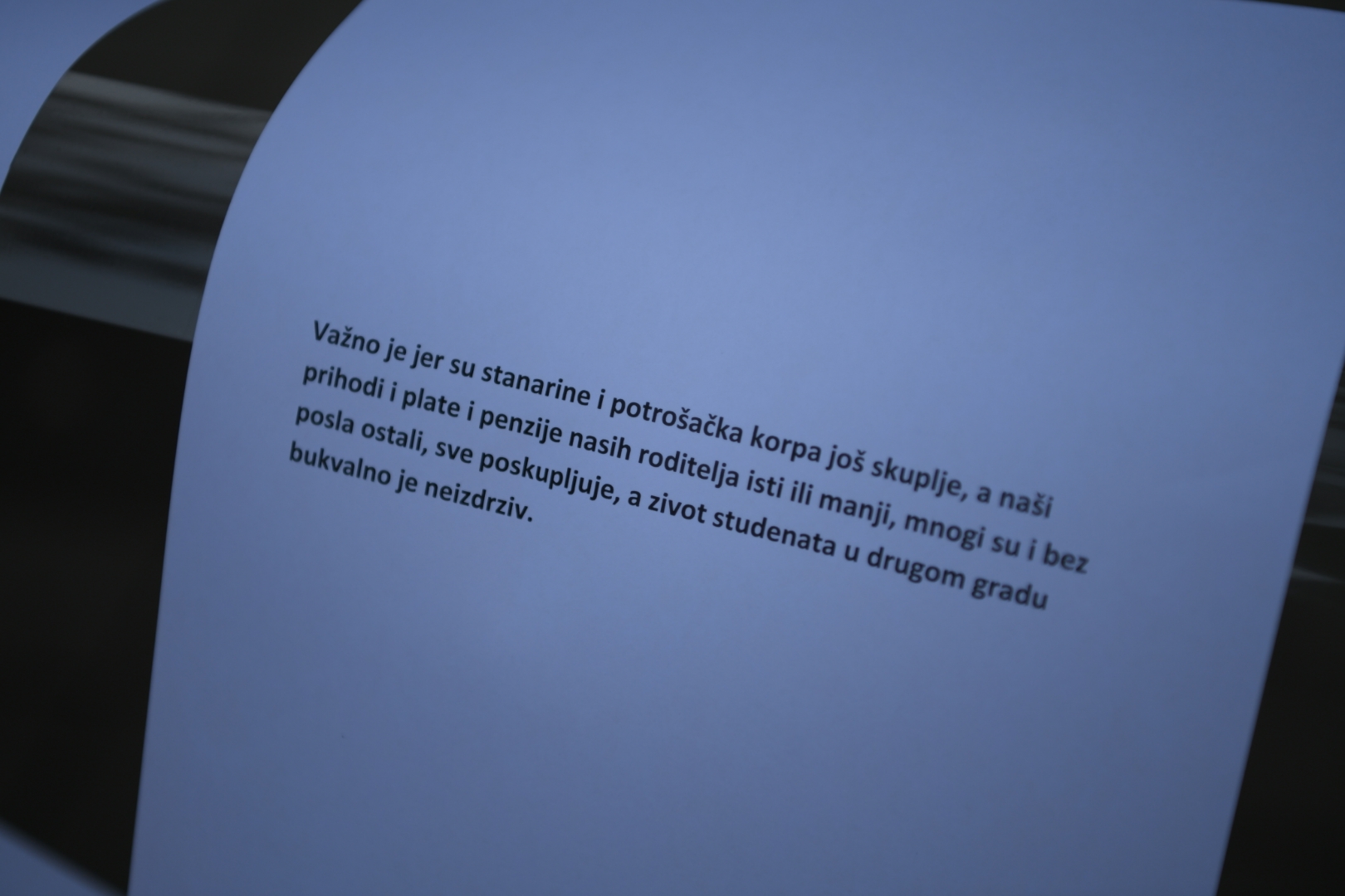 Beograd, 22.10.2020. Nemanjina, Protest studenata Foto: Dragan Mujan/Nova.rs