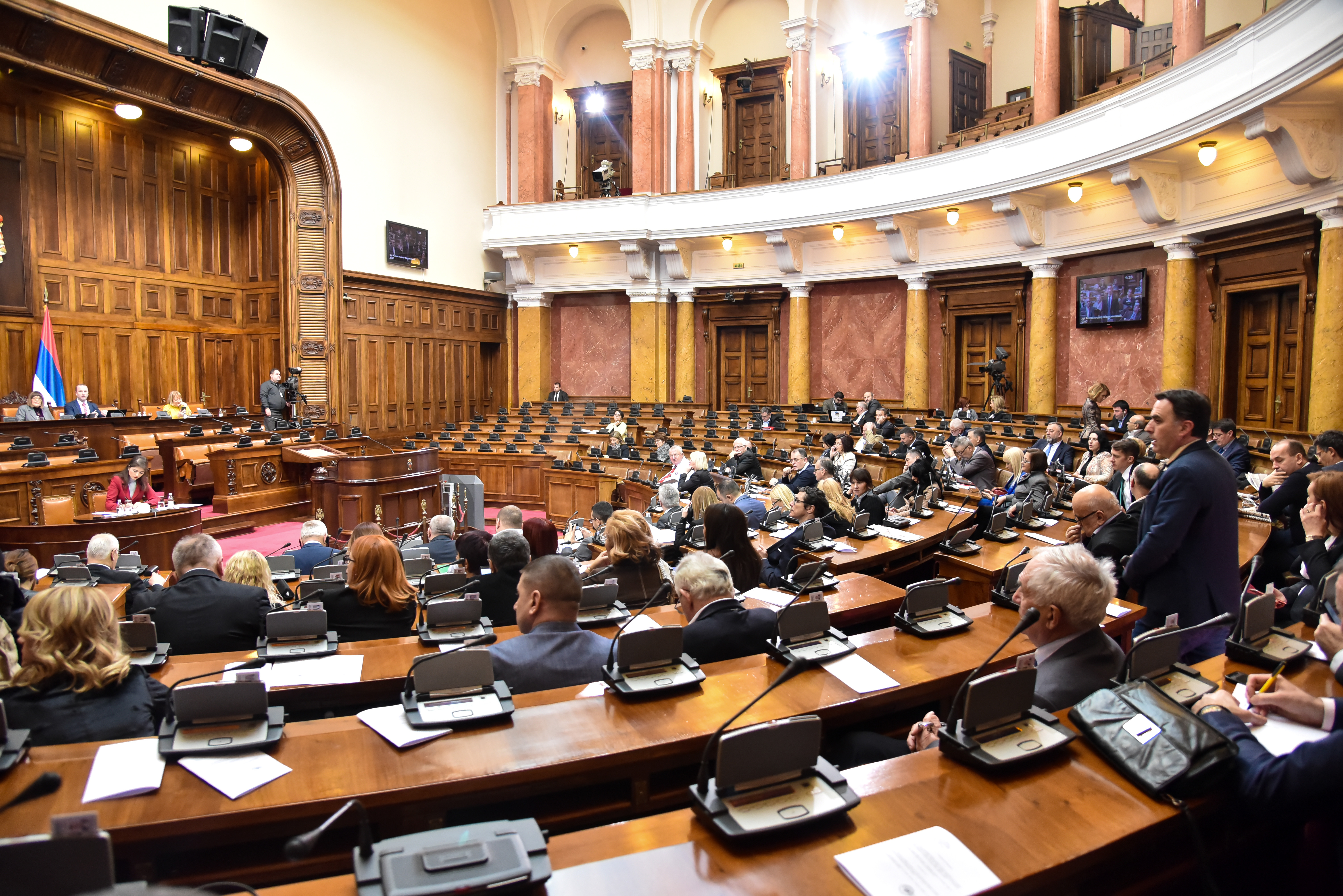 Beograd 06.02.2020. Skupština Srbije, Narodna skupština republike Srbije, sednica vlade, skupštinska sala, poslanici Foto: Nemanja Jovanović/Nova.rs
