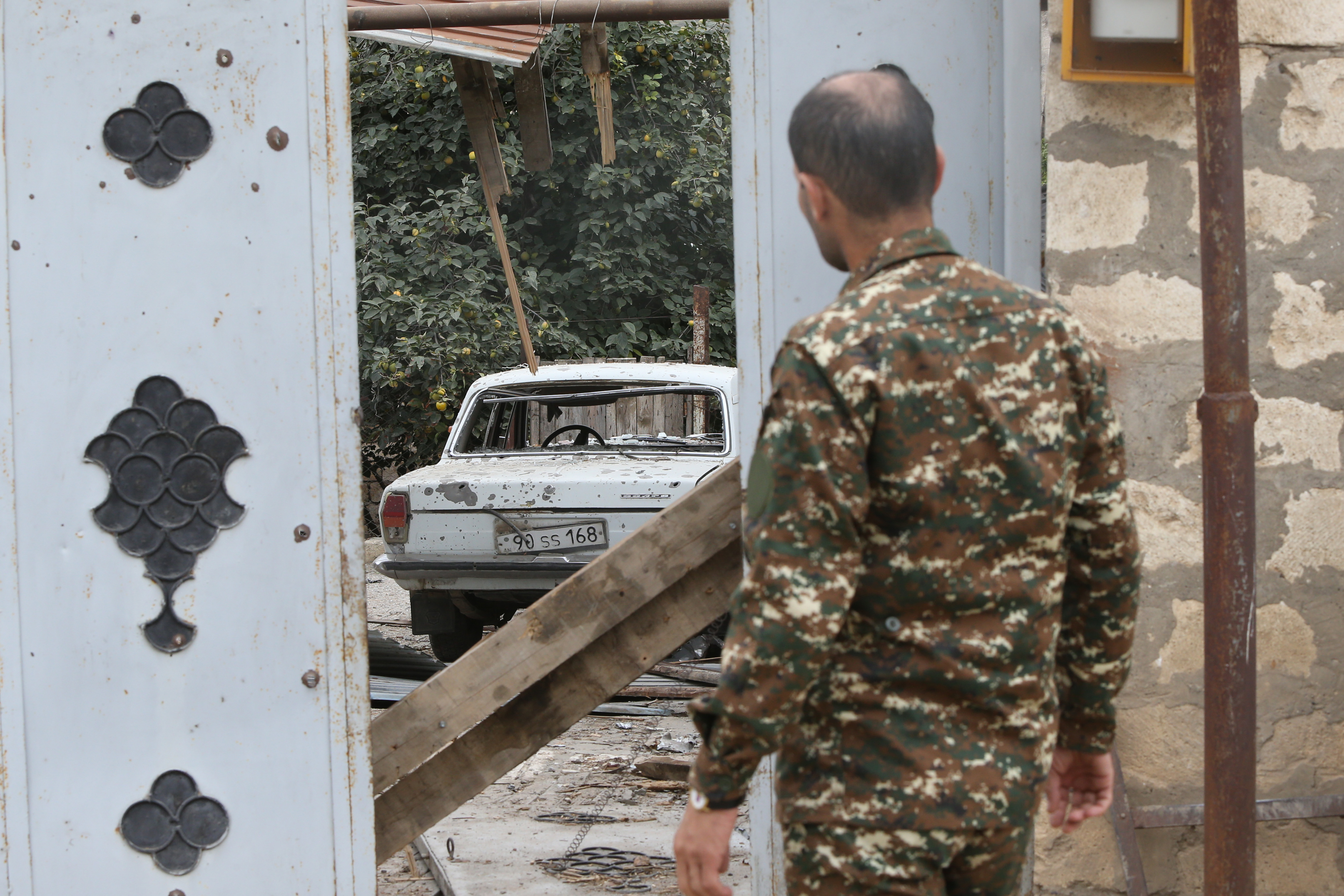 Azerbaijan and Armenia in armed conflict over Nagorno-Karabakh region