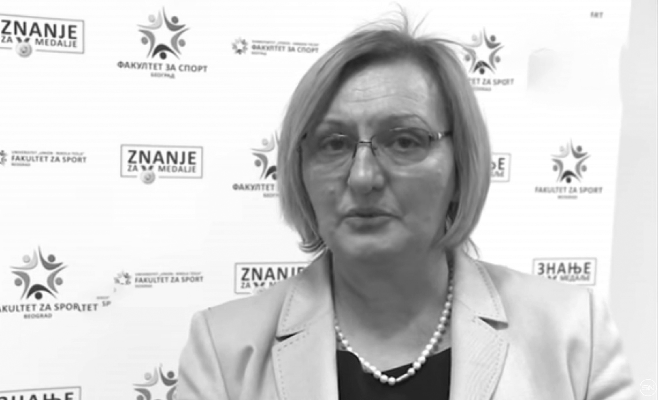 Ivanka Gajić, dekanka Fakulteta za sport Univerziteta Union Nikola Tesla Foto: Printscreen/YouTube/Sportnetwork NS