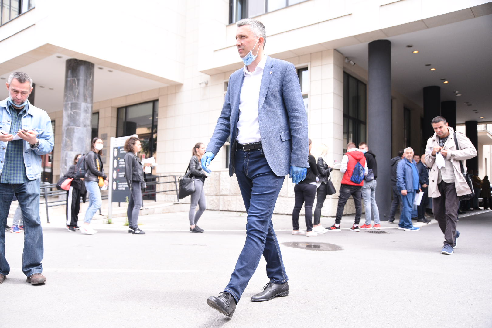 Beograd 28.05.2020. Bosko Obradovic, sudjenje povodom cepanja sakoa Marjanu Risticevicu, Marjan Risticevic, Foto: Dragan Mujan/Nova.rs