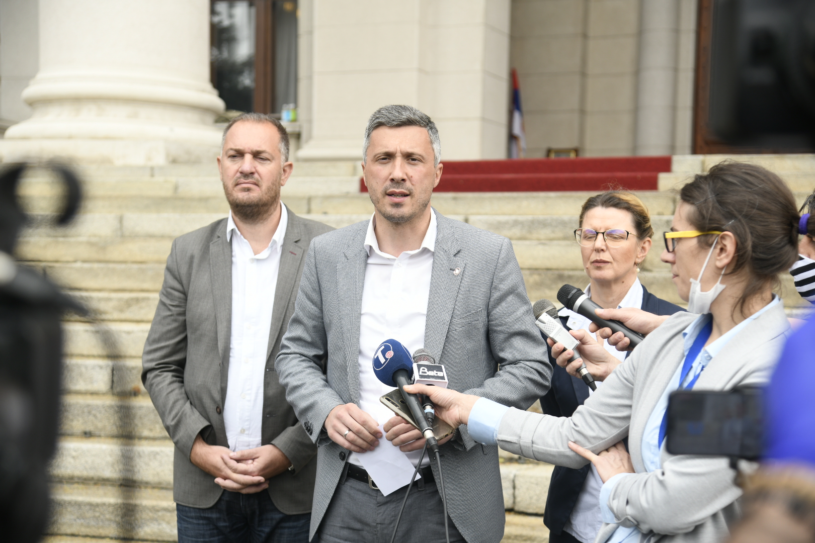 Beograd 14.05.2020. Ivan Kostić, Boško Obradović, Štrajk glađu, Narodna skupština, peti dan, 5 dan Foto: Nemanja Jovanović/Nova.rs