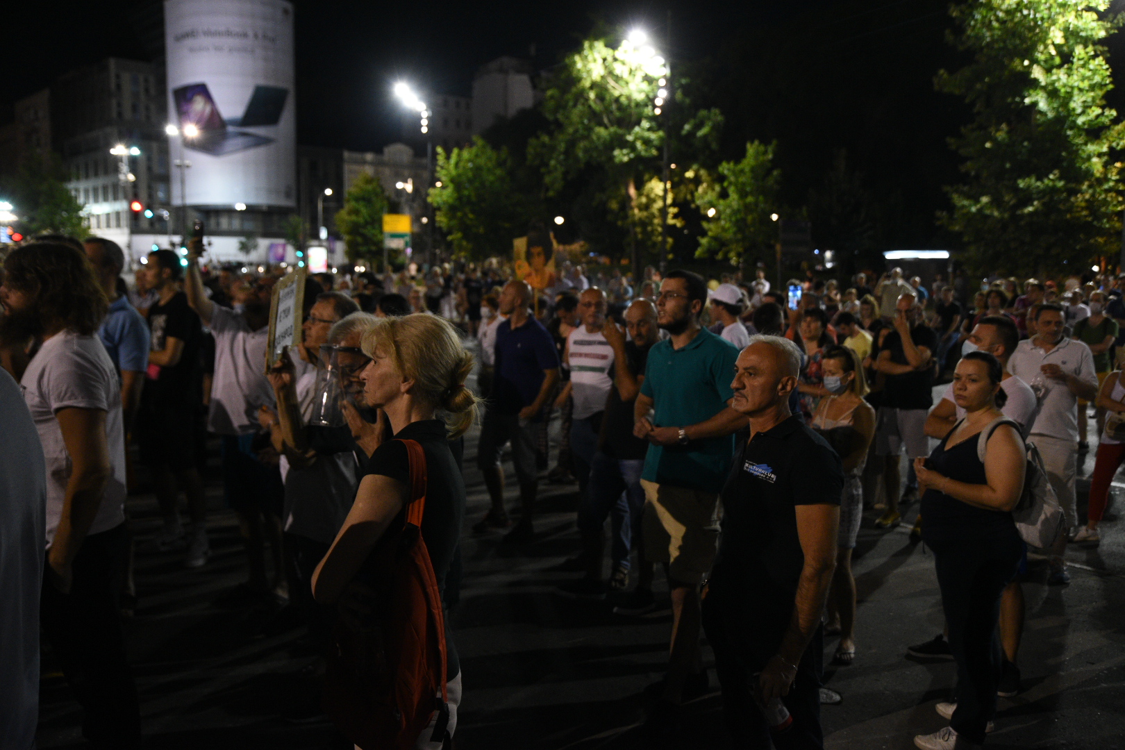 Beograd 02.08.2020. Protest u organizaciji stranke Dosta je bilo, DJB, Saše Radulovića, ispred Skupštine Srbije, Skupština Srbije Foto: Dragan Mujan/Nova.rs