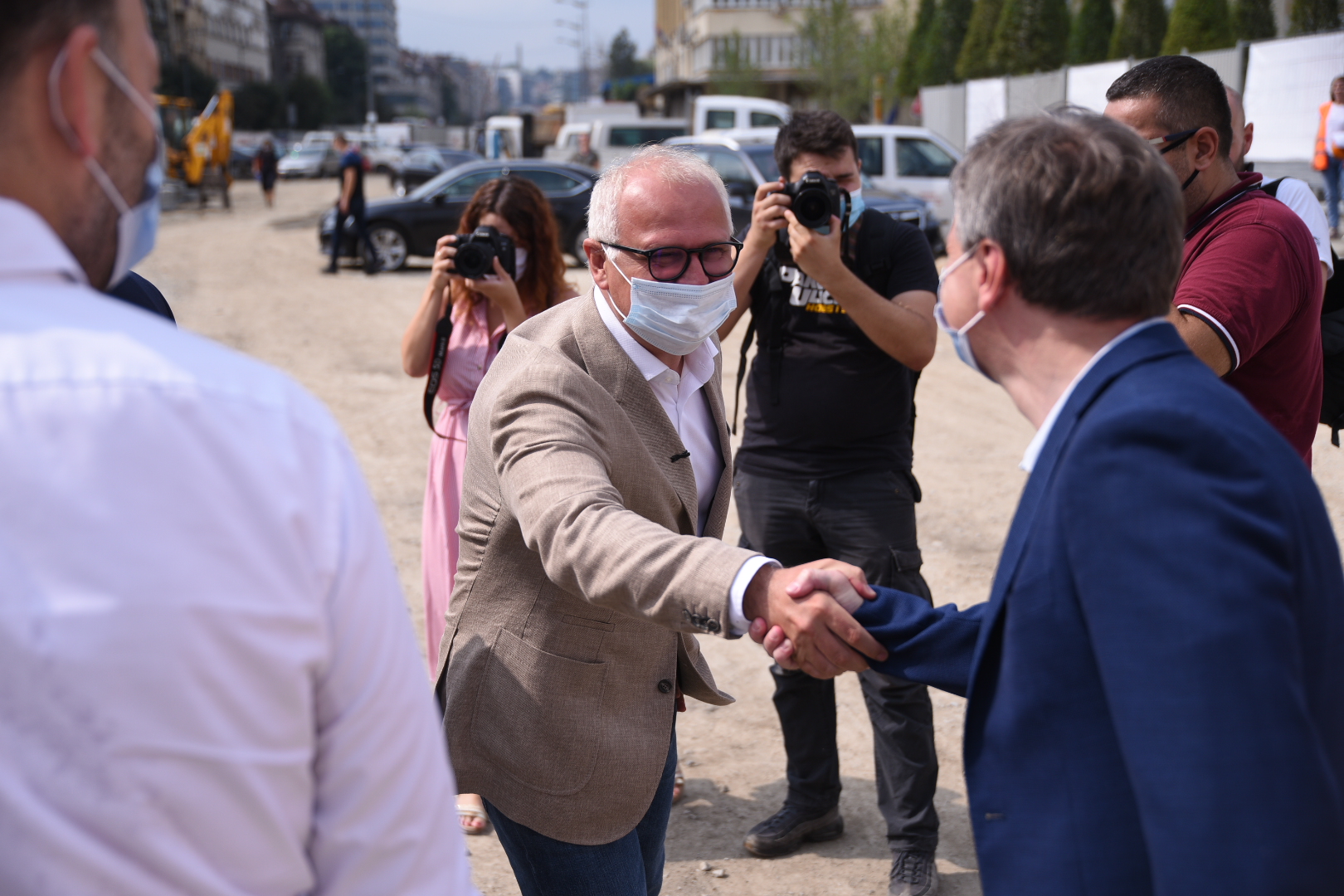 Goran Vesic pocetak postavljanja spomenika Stefanu Nemanji