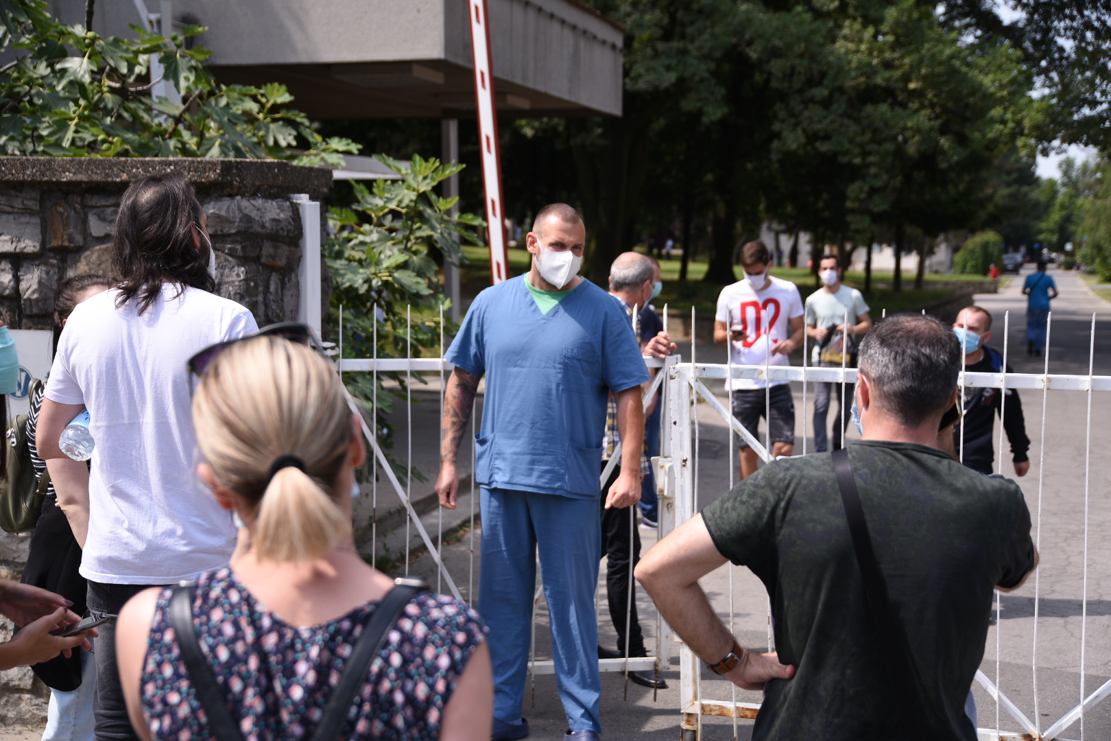 Beograd, 15. jul 2020. Torlak, gužva, redovi, gužve za testiranje, koronavirus Foto: Dragan Mujan/Nova.rs