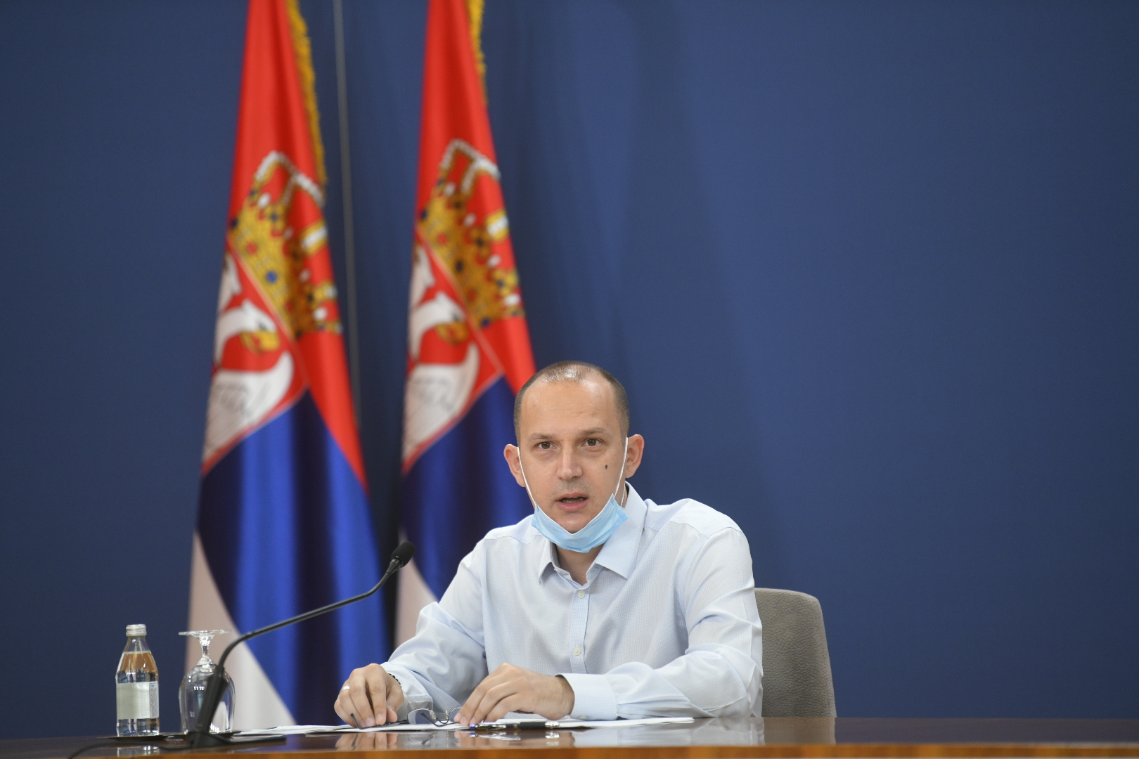 Beograd 02. avgust 2020. Konferencija za medije Kriznog staba povodom situacije sa koronavirusom u Srbiji Foto:Nemanja Jovanović/Nova.rs