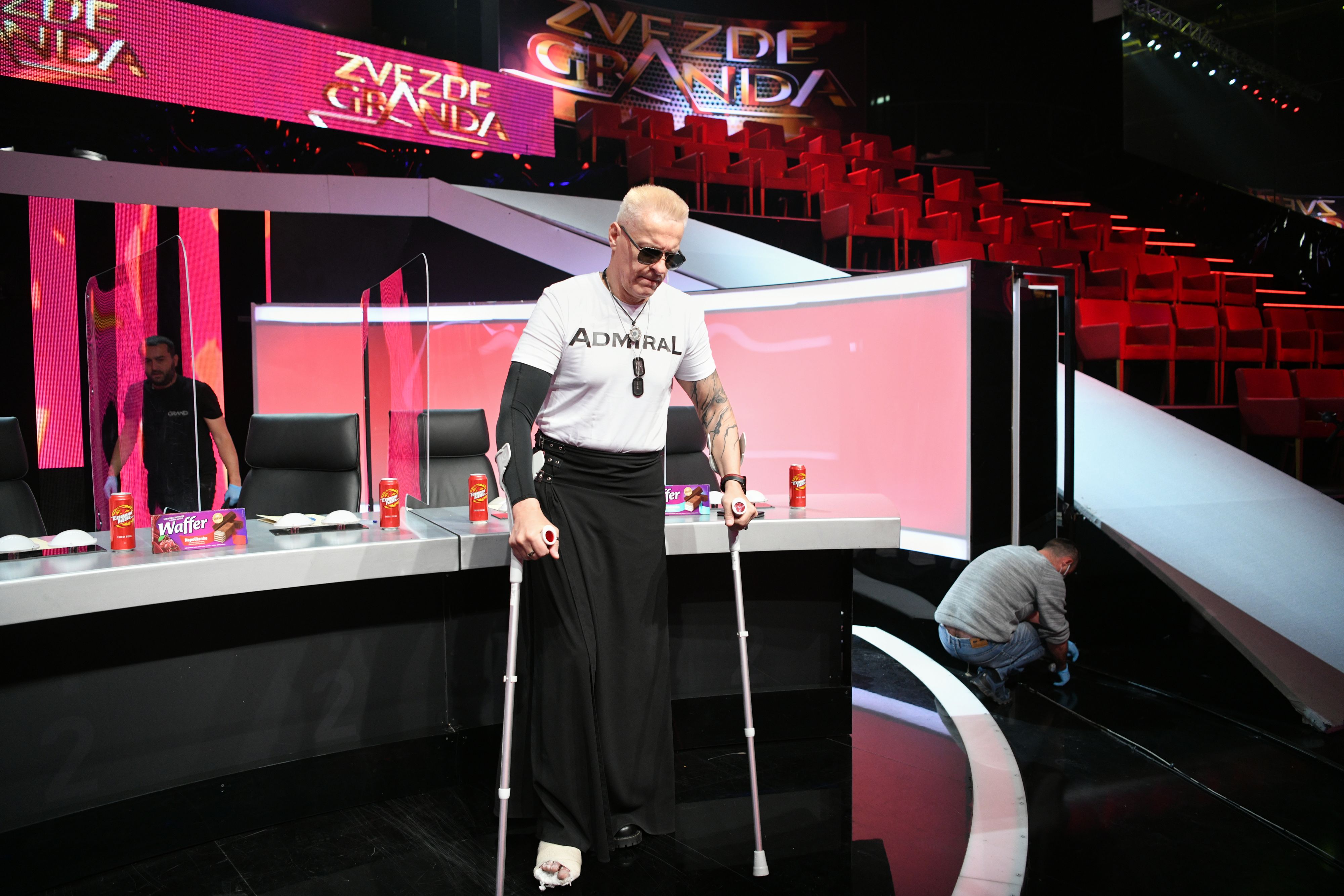 Beograd 25.05.2020. Đorđe David, Djordje David, pevač, član žirija, snimanje emisije Zvezde Granda, Grand Foto: Filip Krainčanić/Nova.rs