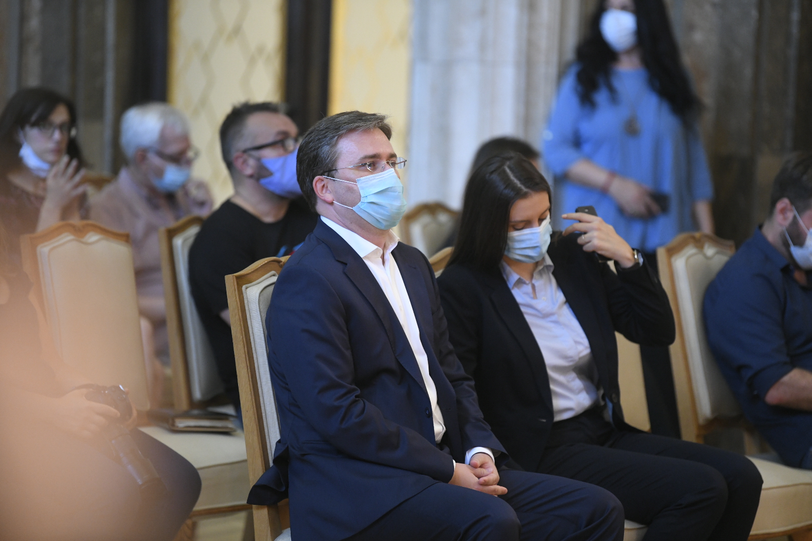 Beograd 07.08.2020. Nikola Selaković Obraćanje predsednika Aleksandra Vučića u Skupštini grada Foto: Nemanja Jovanović/Nova.rs