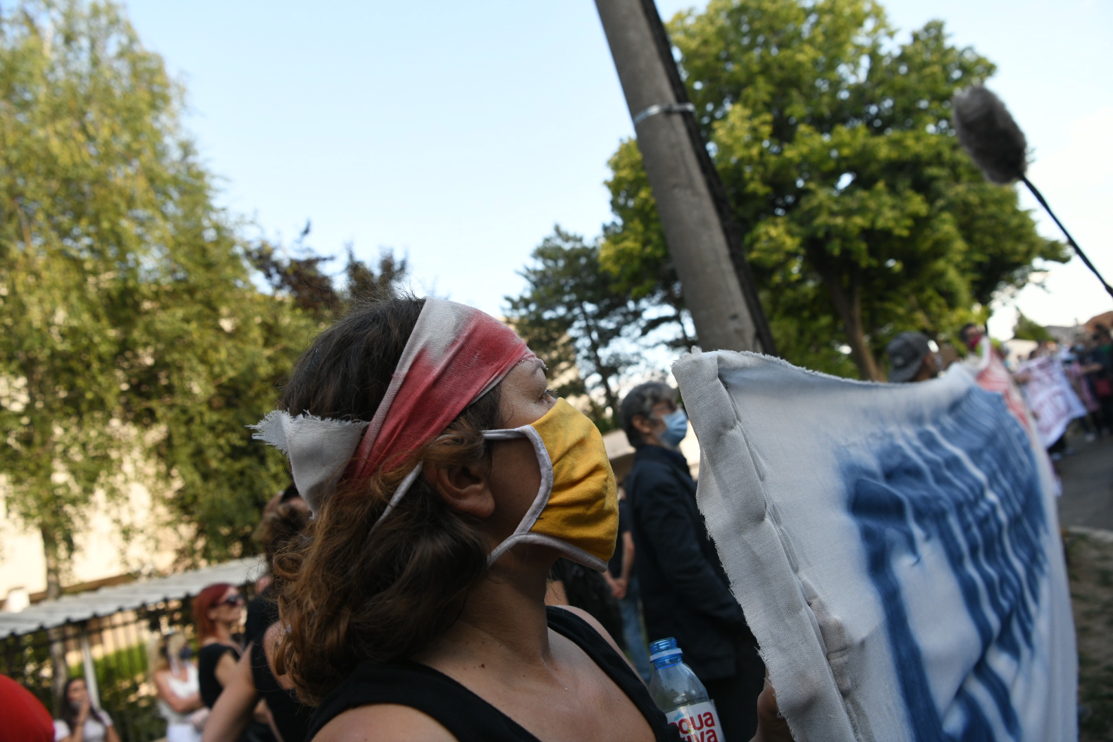Beograd 13. jul 2020. Protest ispred Centralnog zatvora Foto:Vesna Lalić/Nova.rs