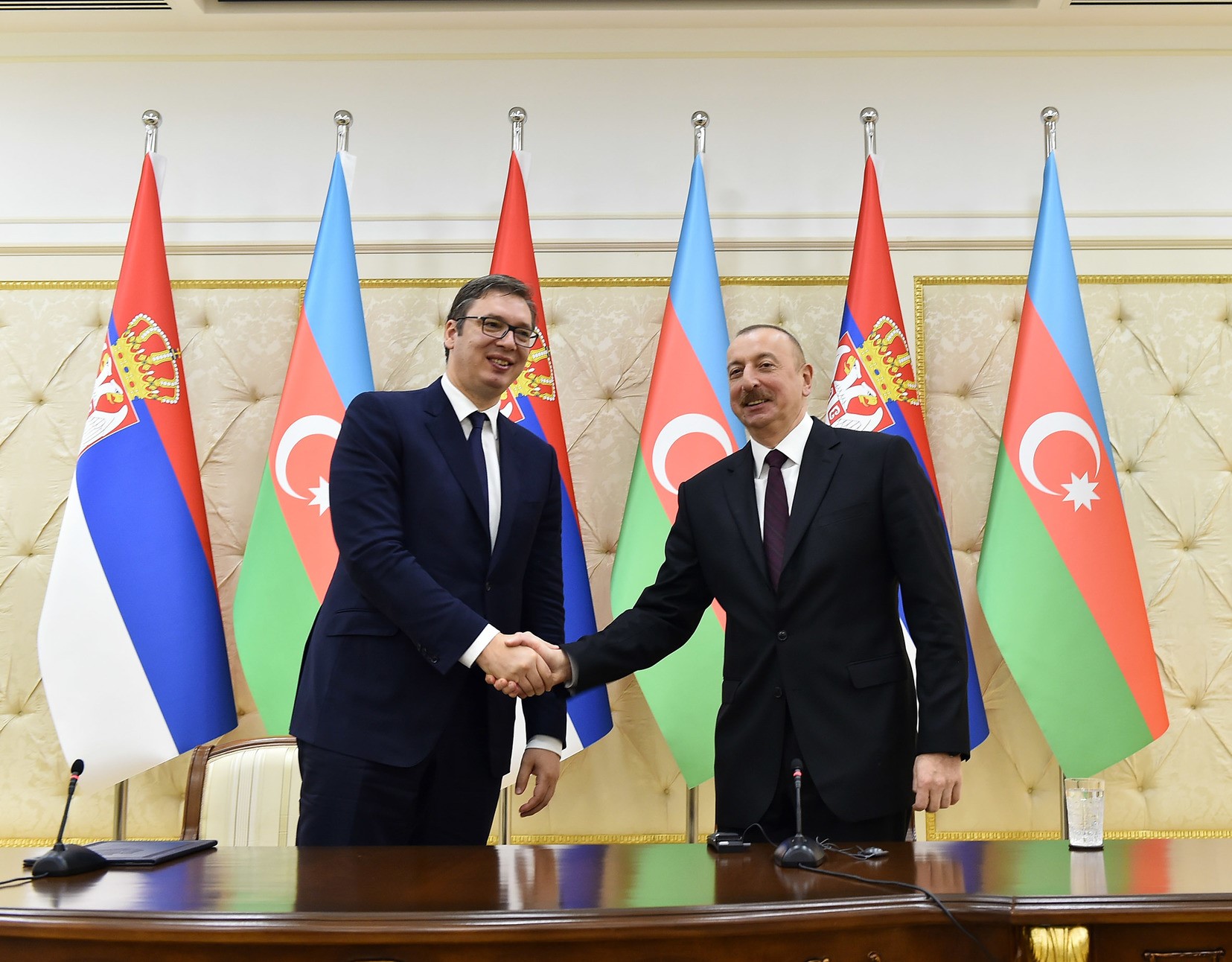 Serbian President Vucic in Azerbaijan