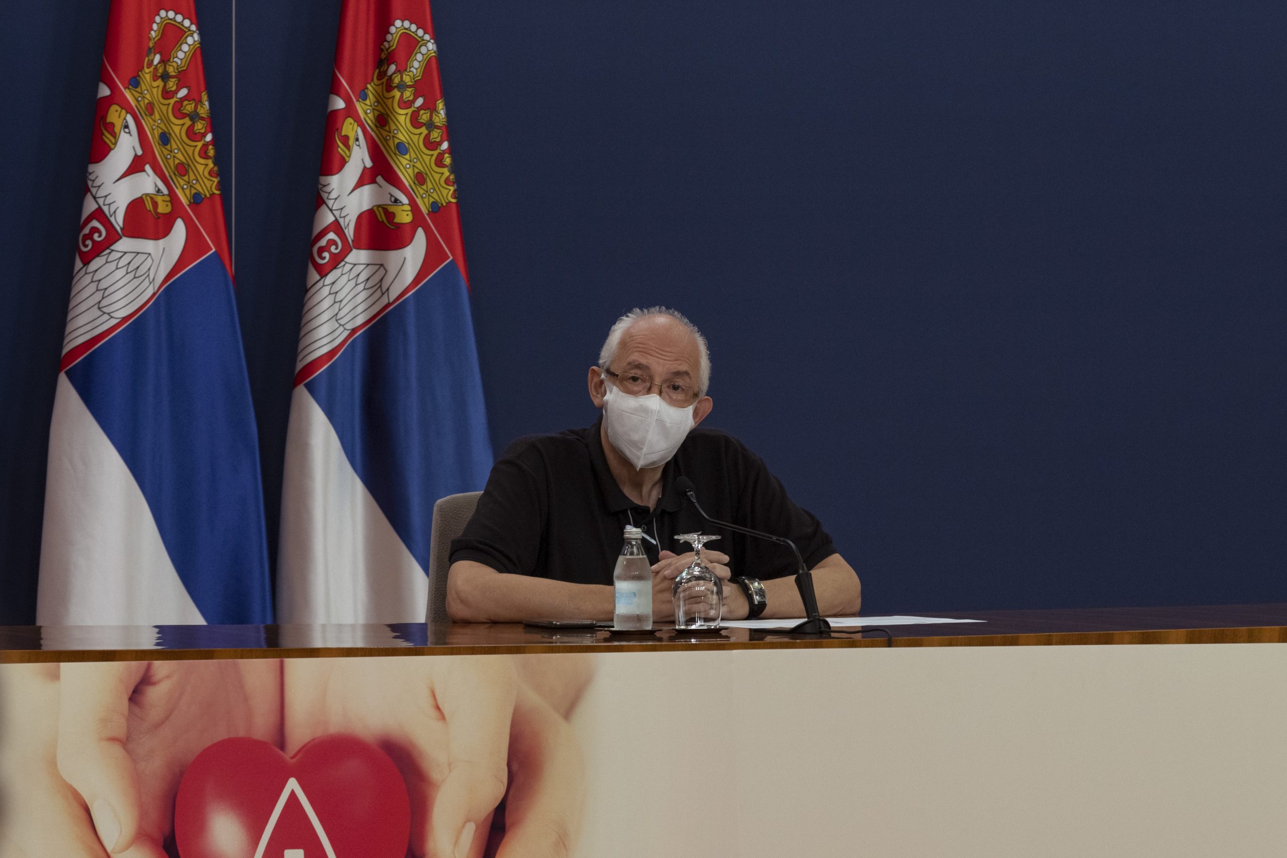 Beograd, 19. avgusta 2020 - Konferencija za novinare Kriznog staba. U skoli se mogu koristiti sve maske, porucili su danas epidemiolozi  Predrag Kon i  Darija Kisic Tepavcevic. FOTO TANJUG/ ANDRIJA VUKELIC/bs