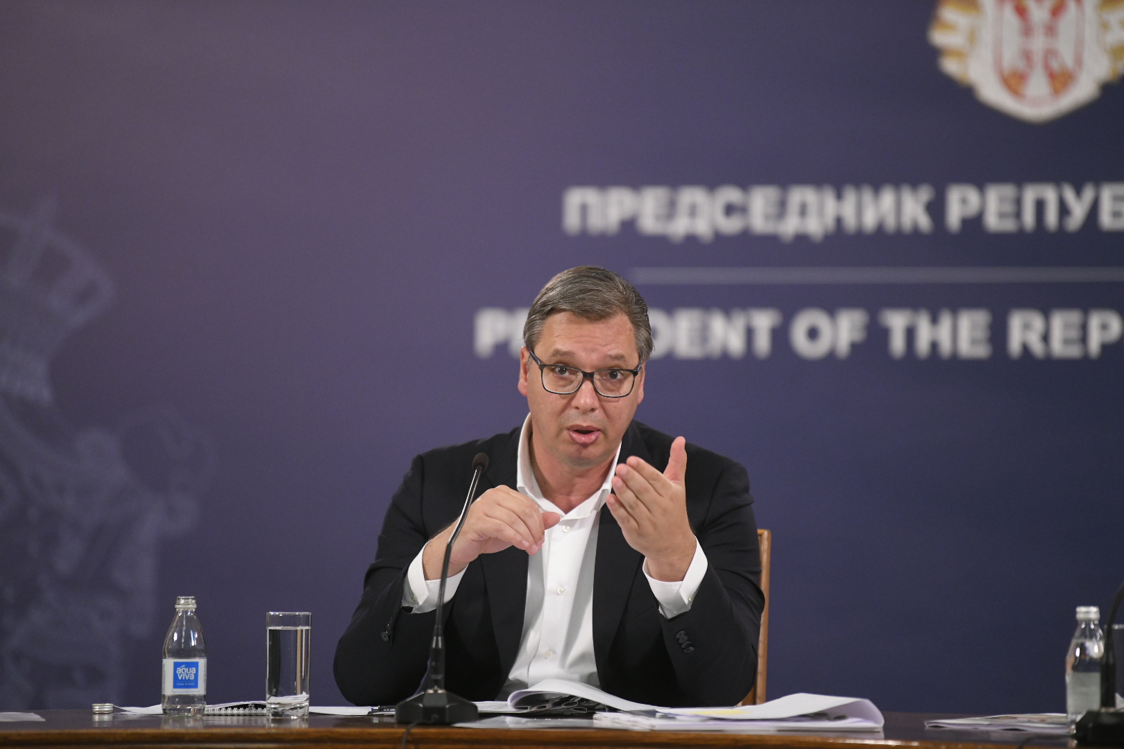 Beograd 07.08.2020. Aleksandar Vučić. Obraćanje predsednika Aleksandra Vučića u Skupštini grada Foto: Nemanja Jovanović/Nova.rs