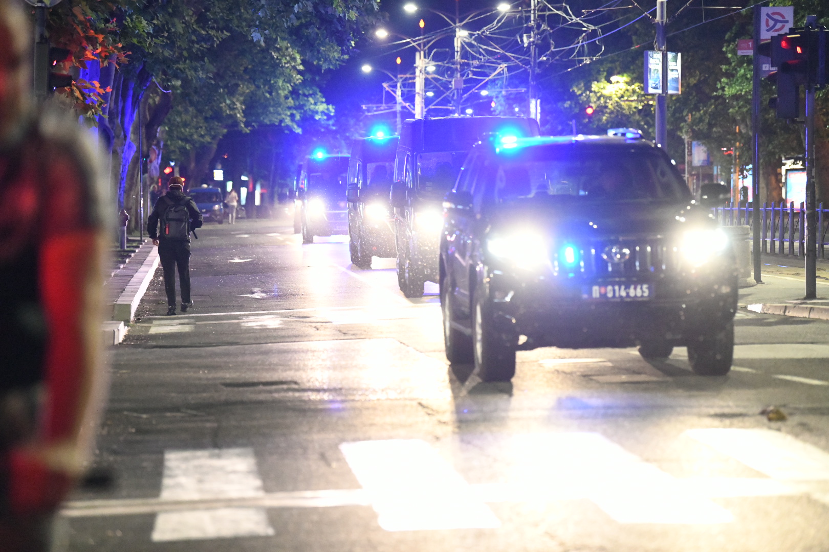 Beograd, 07.07.2020. Skupština, Protest protiv Vučića i policijskog časa Foto: Vesna Lalić/Nova.rs