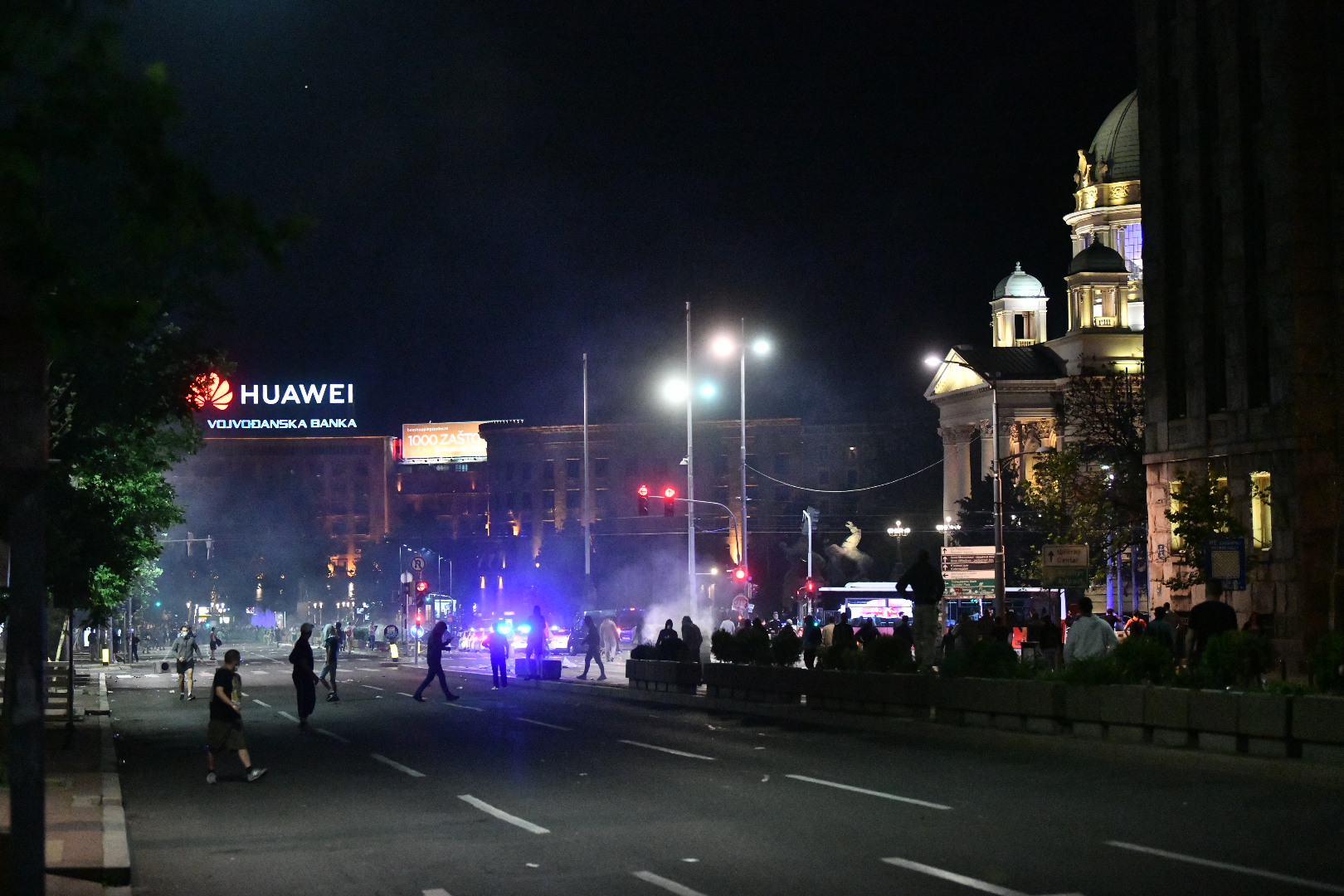 Beograd, 07.07.2020. Skupština, Protest protiv Vučića i policijskog časa Foto: Vladislav Mitić/Nova.rs