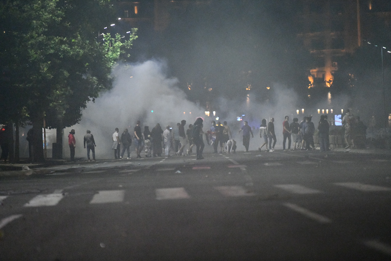 Beograd, 07.07.2020. Skupština, Protest protiv Vučića i policijskog časa Foto: Vladislav Mitić/Nova.rs