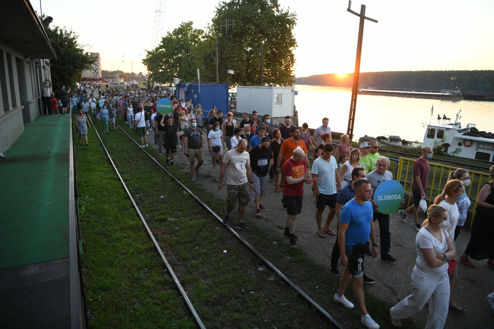 Smederevo 22.08.2020. Protest, zagađenje, zagadjenje, crna kiša, opiljci, vazduh Foto: Vesna Lalić/Nova.rs