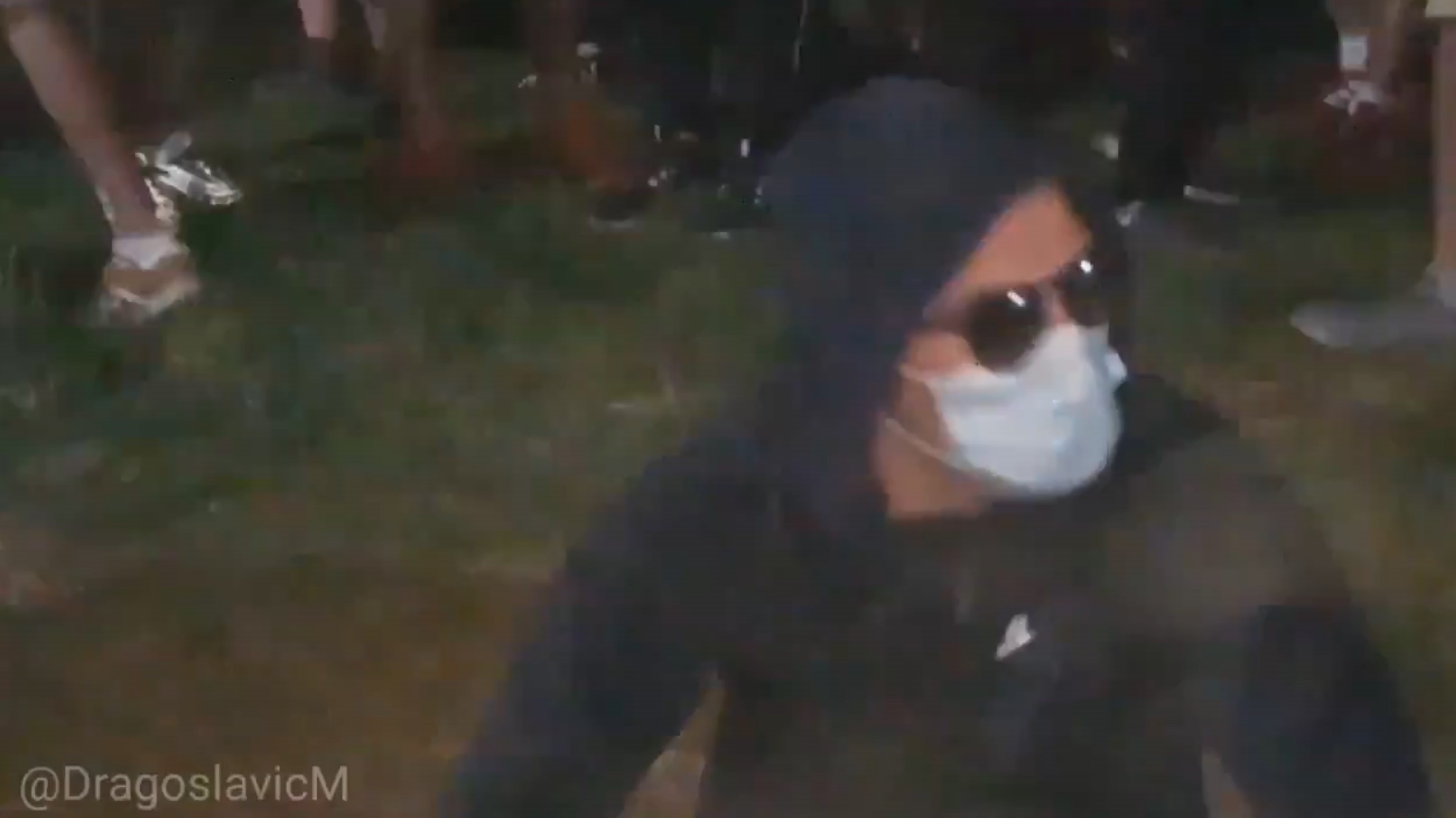 Huligani, provokatori Foto: Printscreen/Twitter/Marko M. Dragoslavic/@DragoslavicM