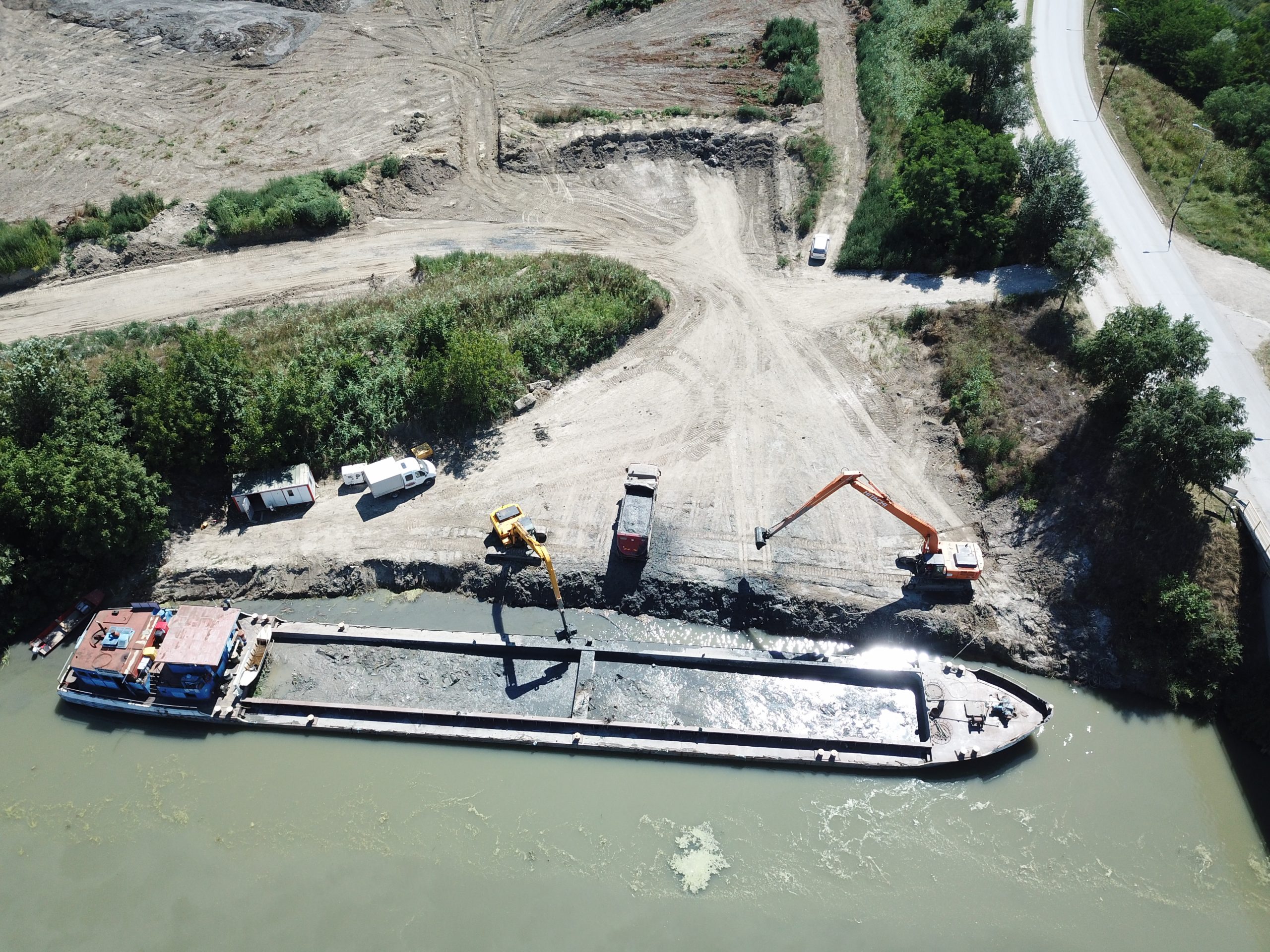 Zrenjanin, Begej, izmuljavanje Begeja Foto: Privatna arhiva