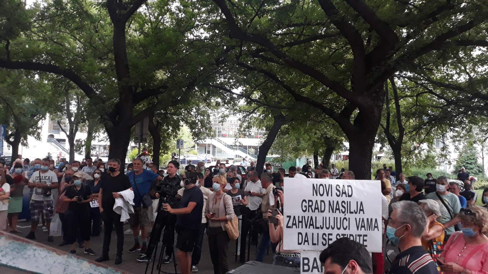 Novi Sad 14.08.2020. protest, Stop nasilju Foto: Ana Lalić/Nova.rs