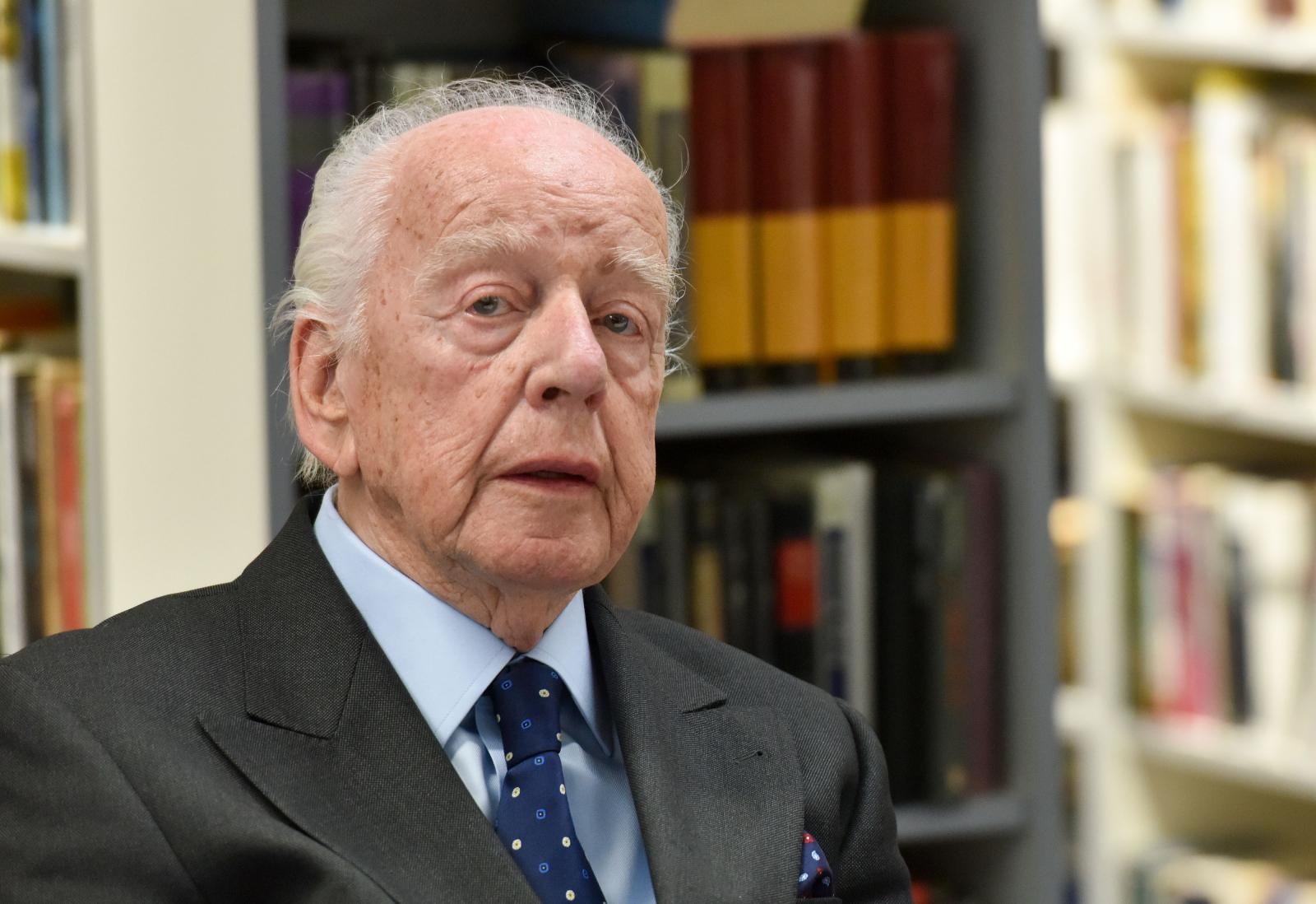 04.03.2020., Zagreb - U knjiznici i citaonici Bogdana Ogrizovica odrzana je promocija knjige Ive Goldsteina Kontroverze hrvatske povijesti 20. stoljeca. Na promociji su uz autora govorili Budimir Loncar i Goran Hutinec.
Photo: Davorin Visnjic/PIXSELL