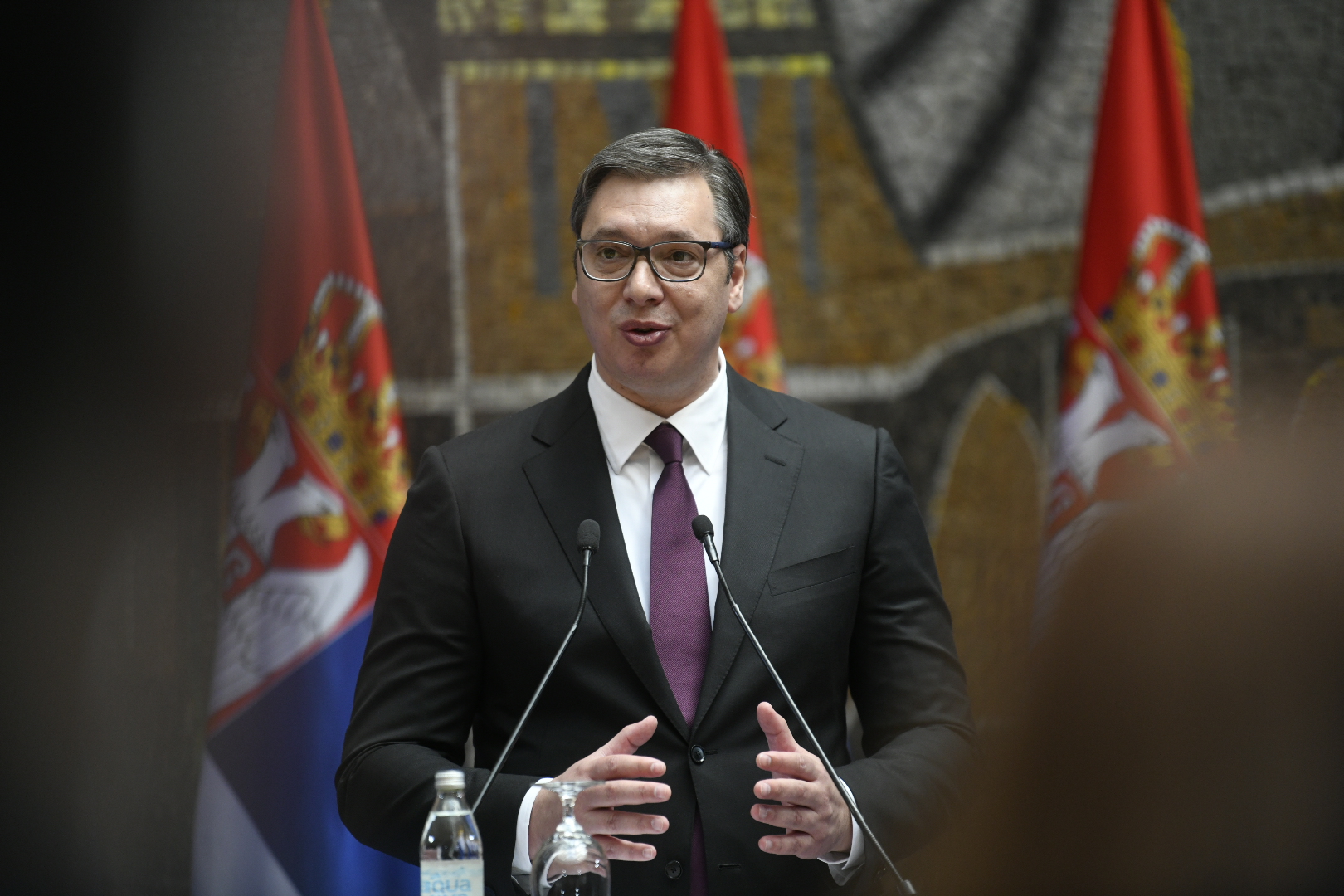 Beograd, 22.05.2020. Palata Srbija, Prijem, medicinske sestre, Vučić sa medicinskim radnicima angažovanim u kovid bolnicama, koronavirus, Aleksandar Vučić Foto: Nemanja Jovanović/Nova.rs