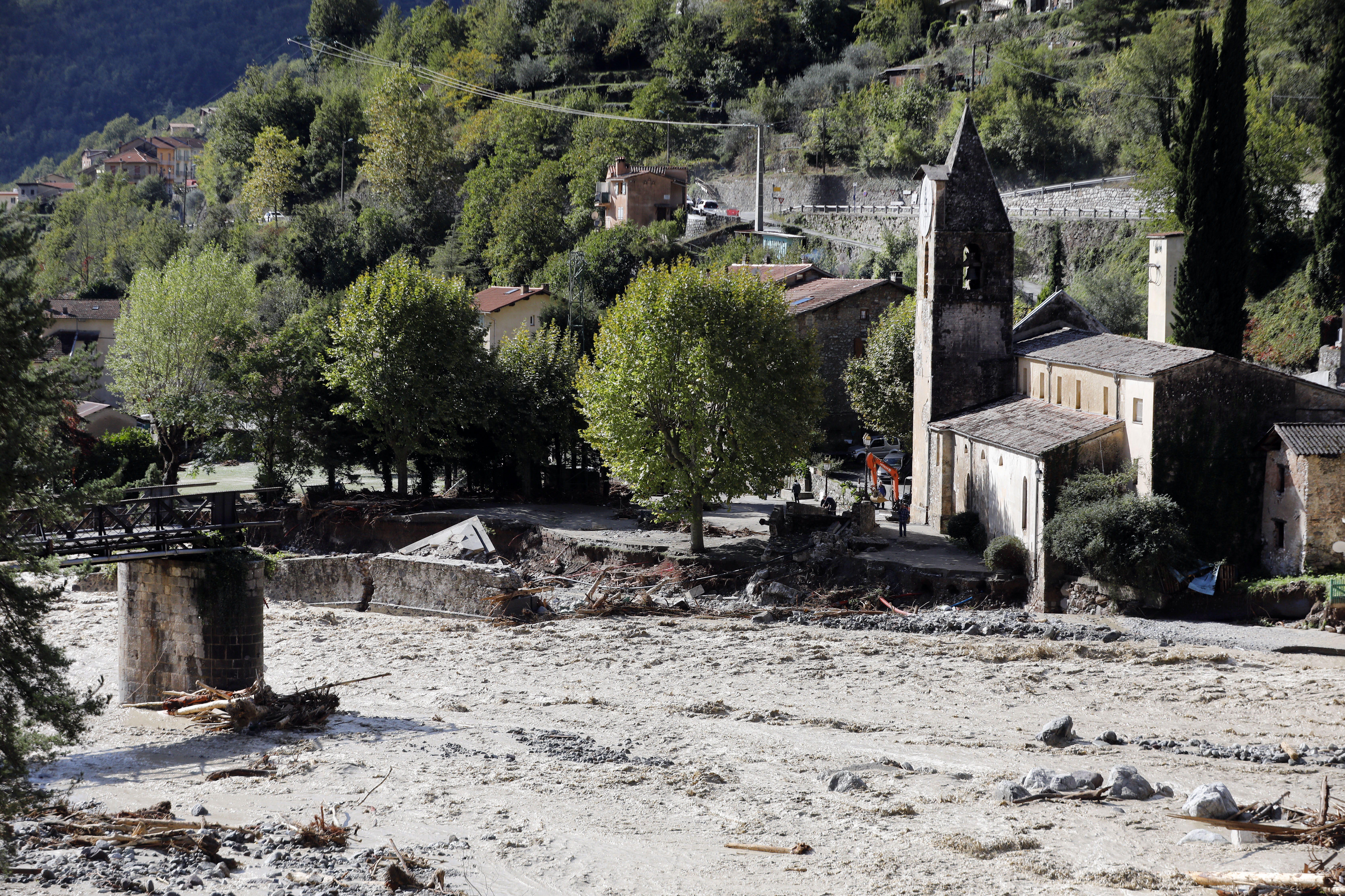 Storm Alex across southern France