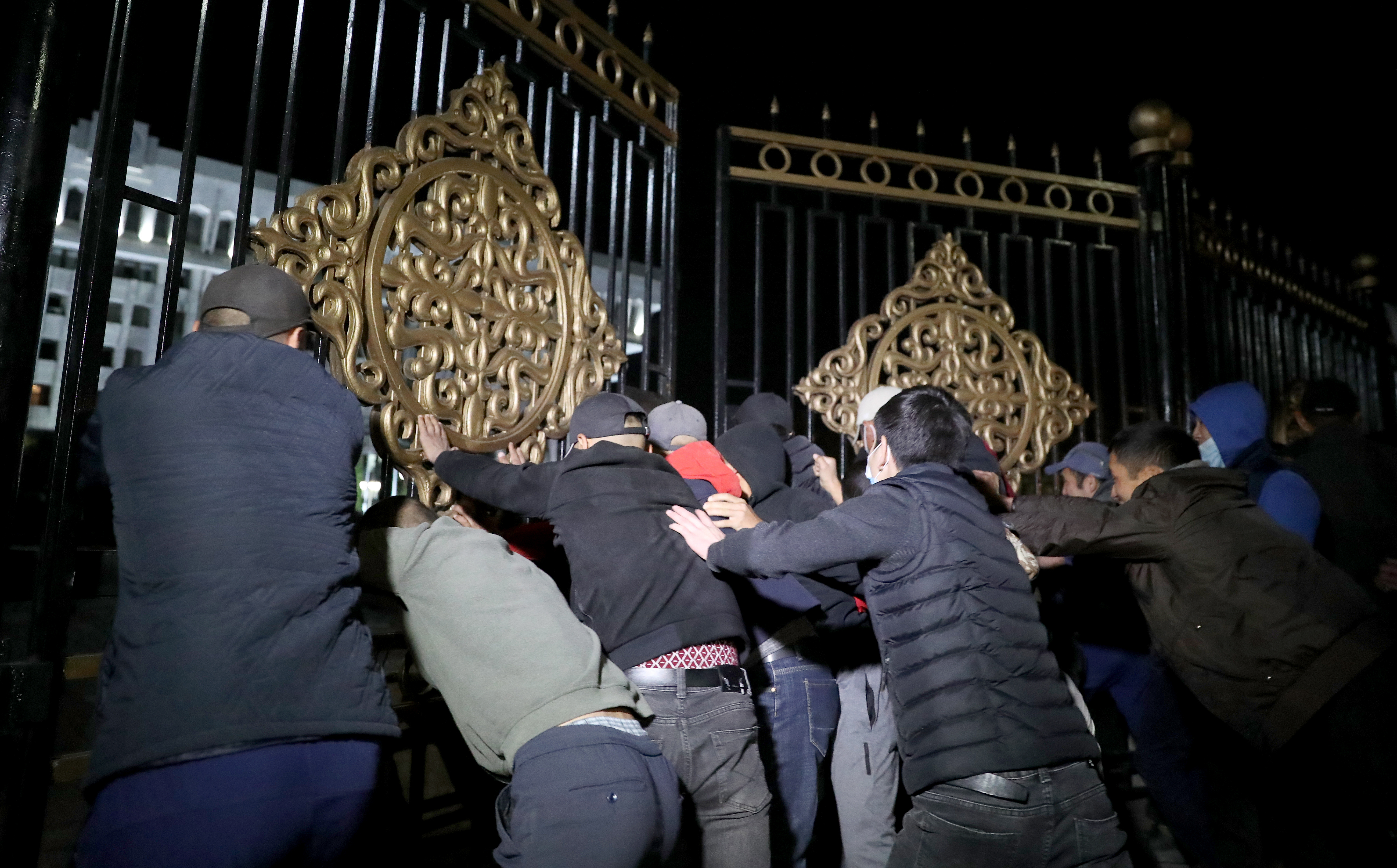 Kyrgystan Opposition Demonstration against elections results