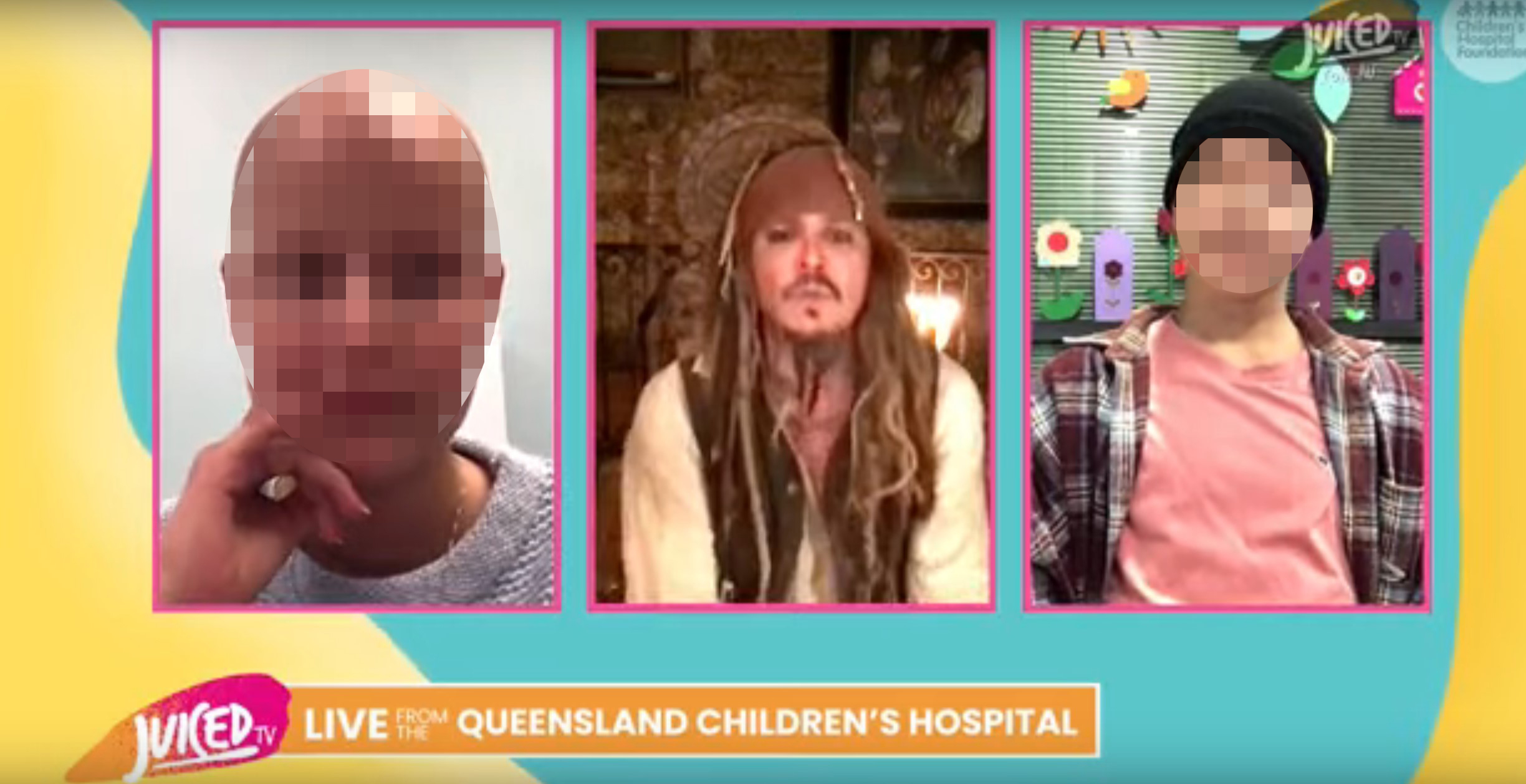 Džoni Dep, dečja bolnica, dečija bolnica Foto: Printscreen/YouTube/Victoria Fmt