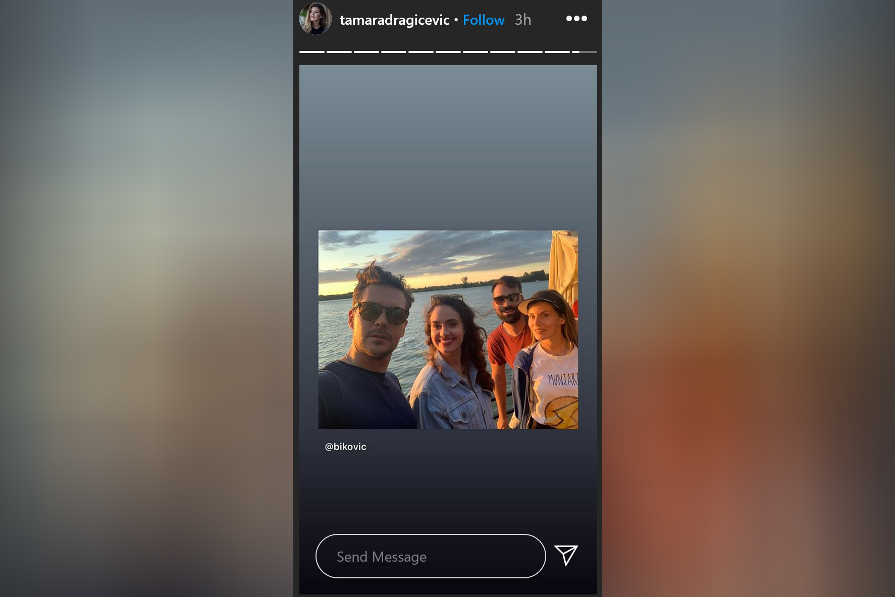 Miloš Biković, Anja Alač, Tamara Dragičević Foto: Instagram/tamaradragicevic