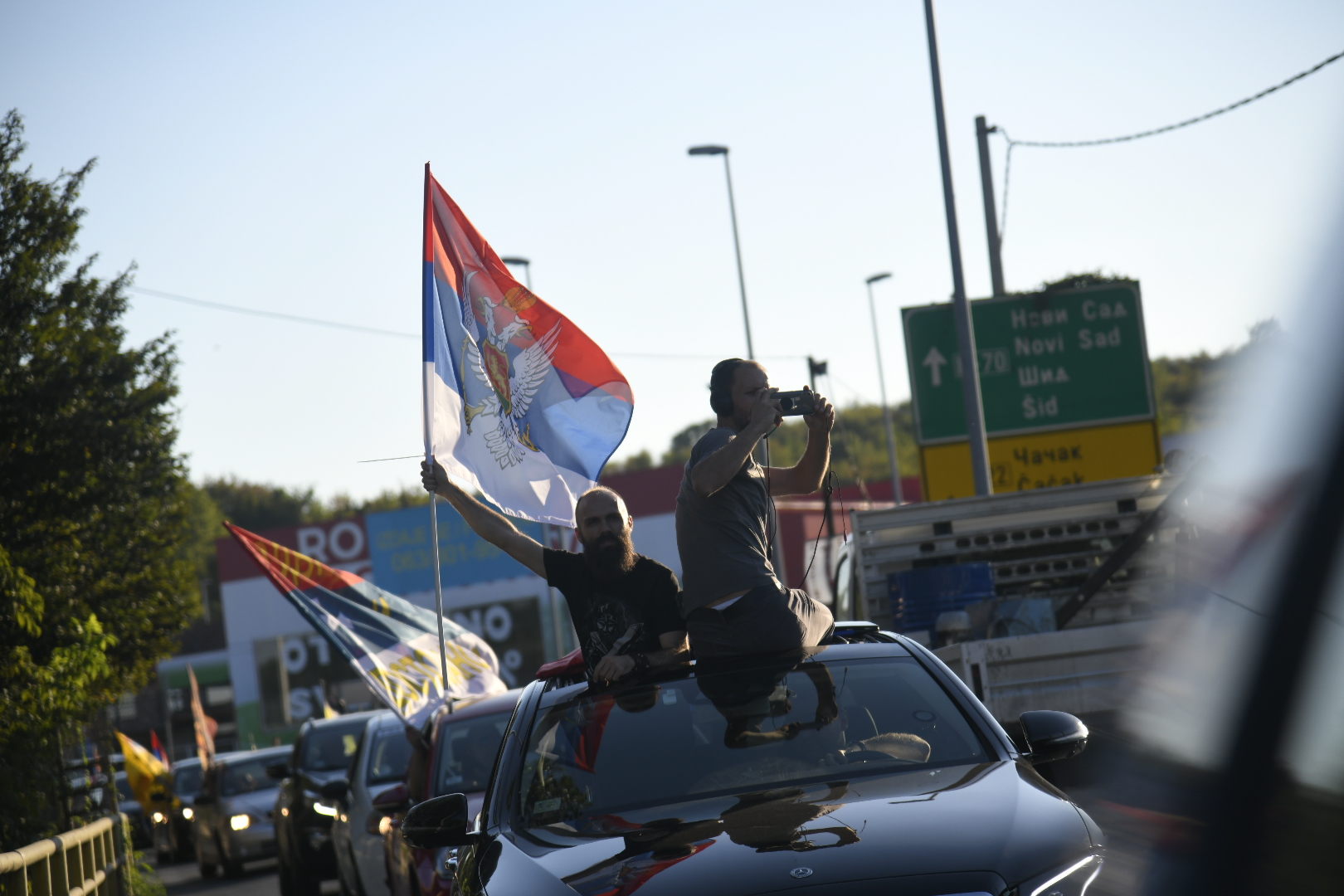 Beograd 29. avgust 2020. Auto litije Foto:Nemanja Jovanović/Nova.rs