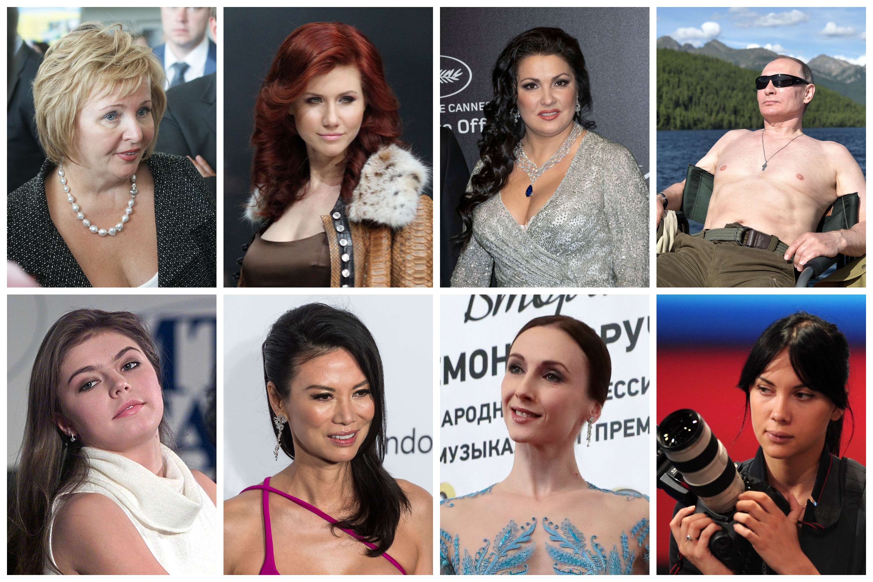 Putin i žene Foto: Aleksey Nikolskyi / Sputnik / Profimedia /EPA/DMITRY KOROBEINIKOV/EPA-EFE/JEROME ROUX/EPA-EFE/ALEXEI NIKOLSKY / SPUTNIK  / KREMLIN/EPA PHOTO/YURI KOCHETKOV/ EPA/STR/EPA-EFE/SERGEI CHIRIKOV/Astapkovich Vladimir / TASS / Profimedia