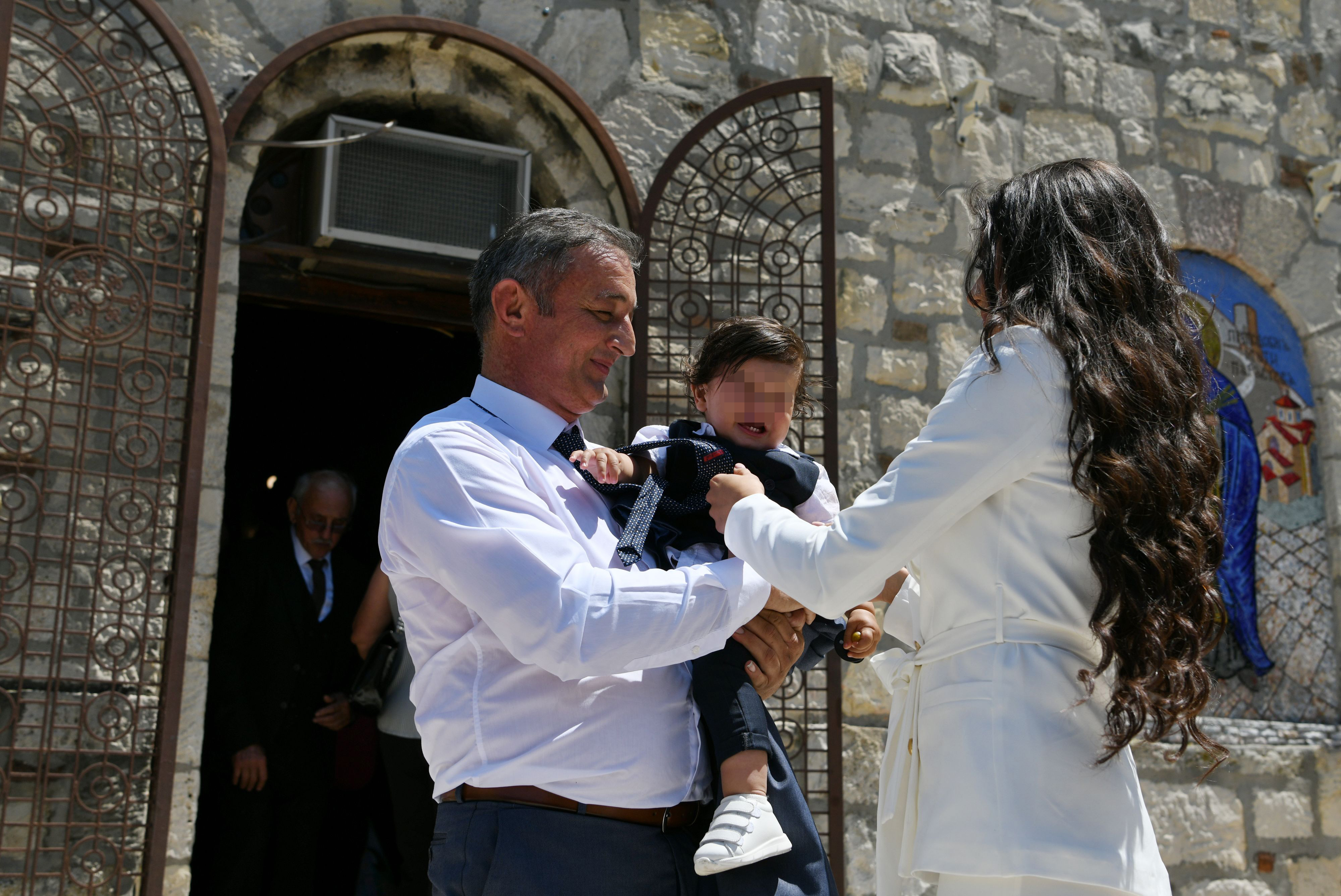 24.06.2020. Beograd, Kapela Sv. Petke, Kalemegdan, Darko Lazić, krštenje sina Foto: Filip Krainčanić/Nova.rs