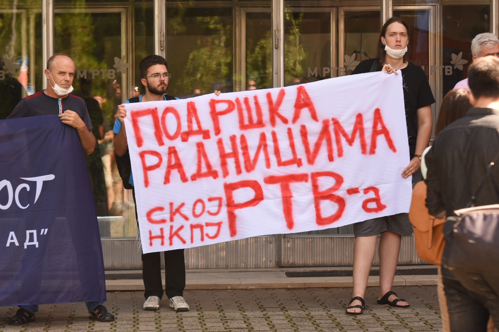 Protest radnika Radio televizije Vojvodina