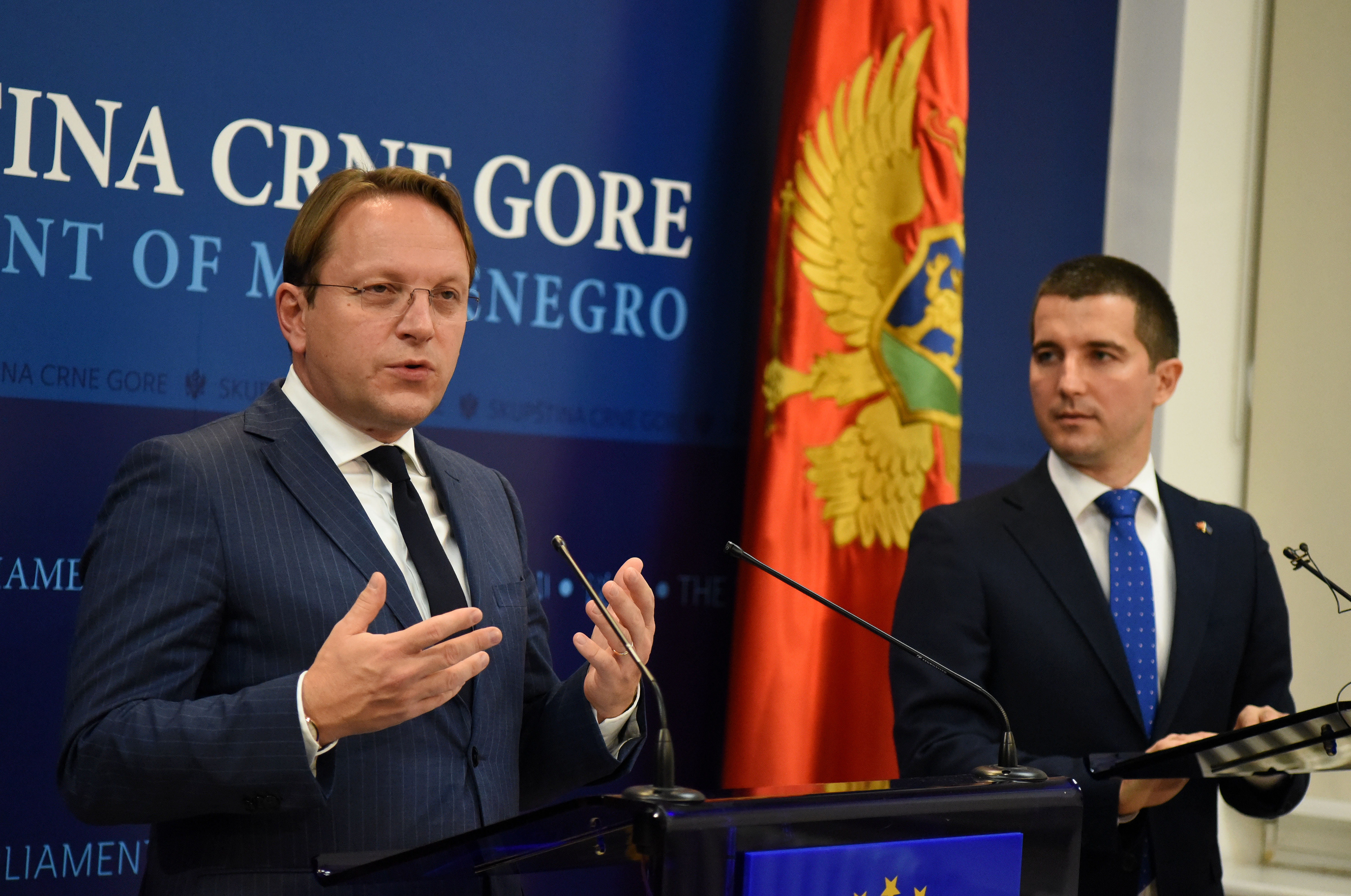 European Commissioner for Neighbourhood and Enlargement Oliver Varhelyi visits Montenegro