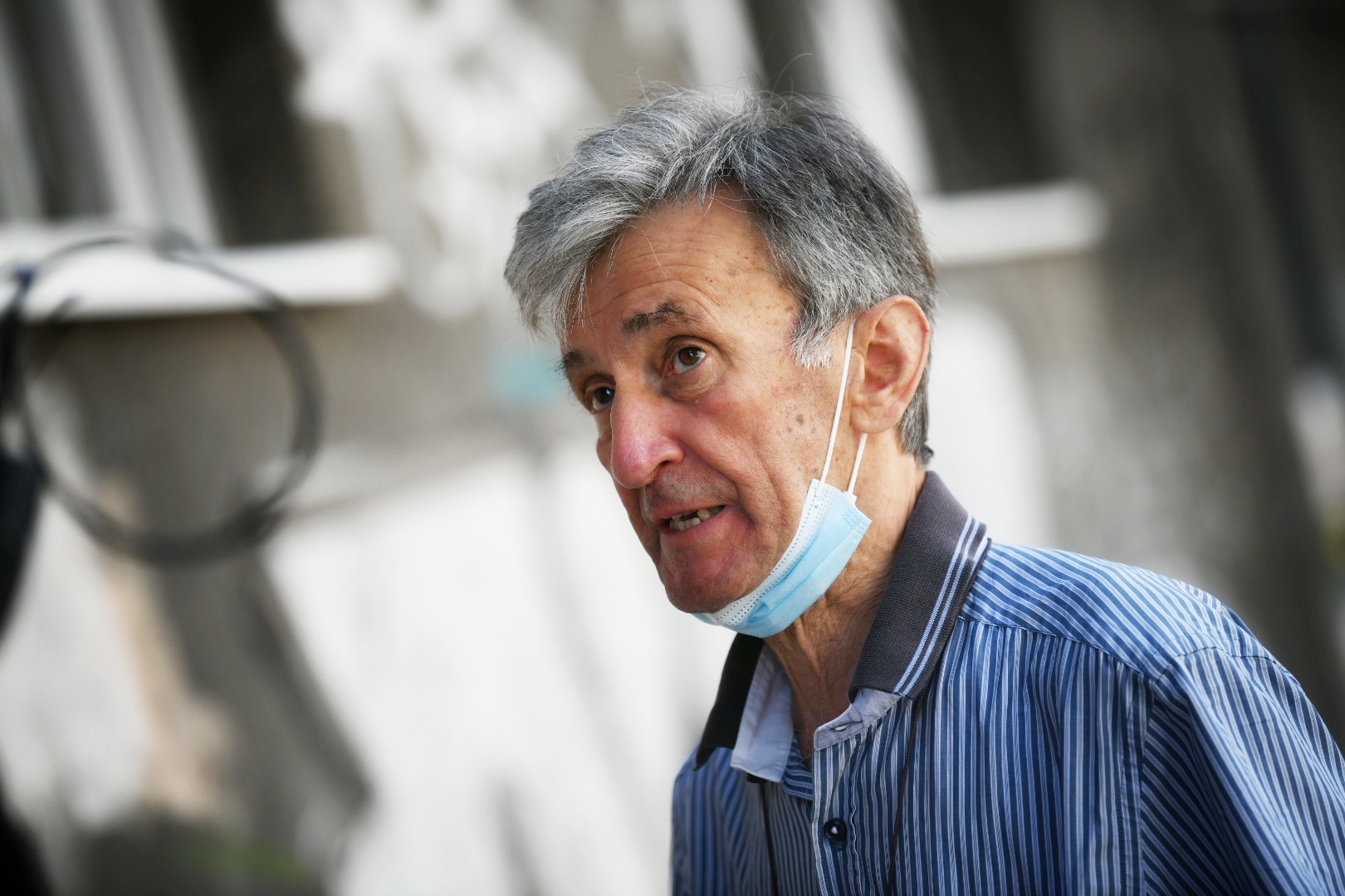 BEOGRAD 01.09.2020 Anketa, Radovi, ulica Cara Dusana, rekonstrukcija ulice, radnici