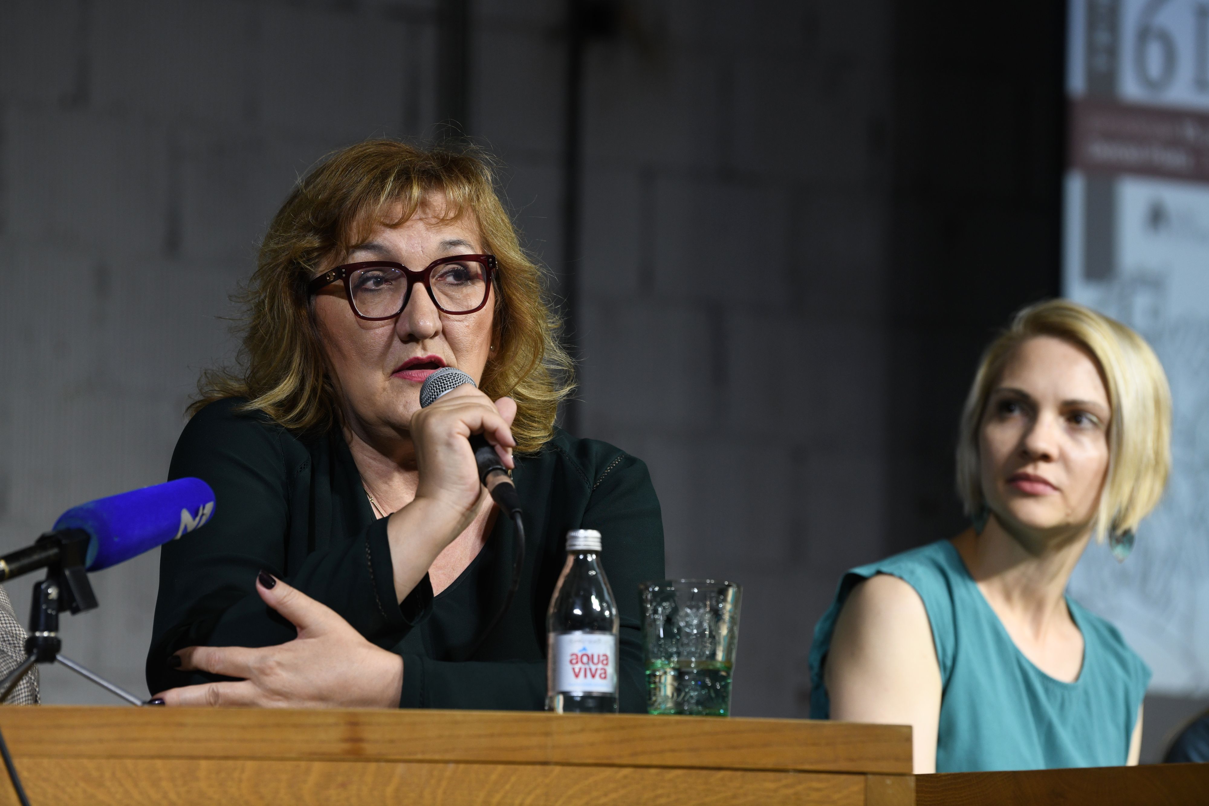 Beograd, 15.06.2020. Tribina Bojkot, Dorcol Platz, Dorćol plac, Mila Jovanović, Biljana Stepanović, Rodoljub Šabić, Dušan Čavić, Jelena Vasiljević, Vladimir Milić, Predrag Koraksić Corax Foto: Filip Krainčanić/Nova.rs