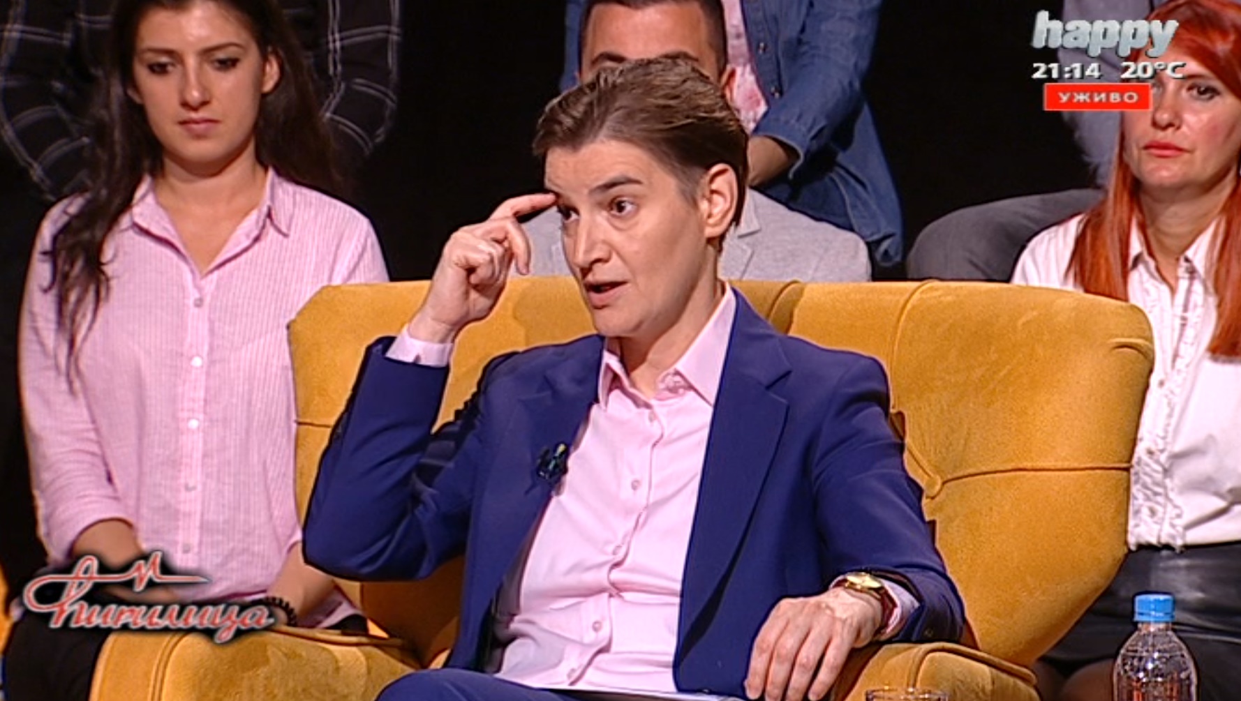 Ana Brnabić u emisiji Ćirilica na TV Happy / Foto: Screenshot TV Happy