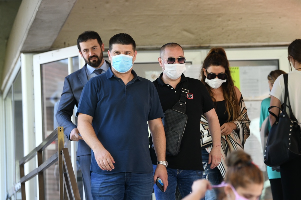 Beograd 26.06.2020. Radiša Trajković Djani, Radiša Trajković Đani, pevač, sa ženom, suprugom  Sladjanom, Sladjana Trajković, Slađana Trajković, Treći opštinski sud Foto: Vesna Lalić/Nova.rs